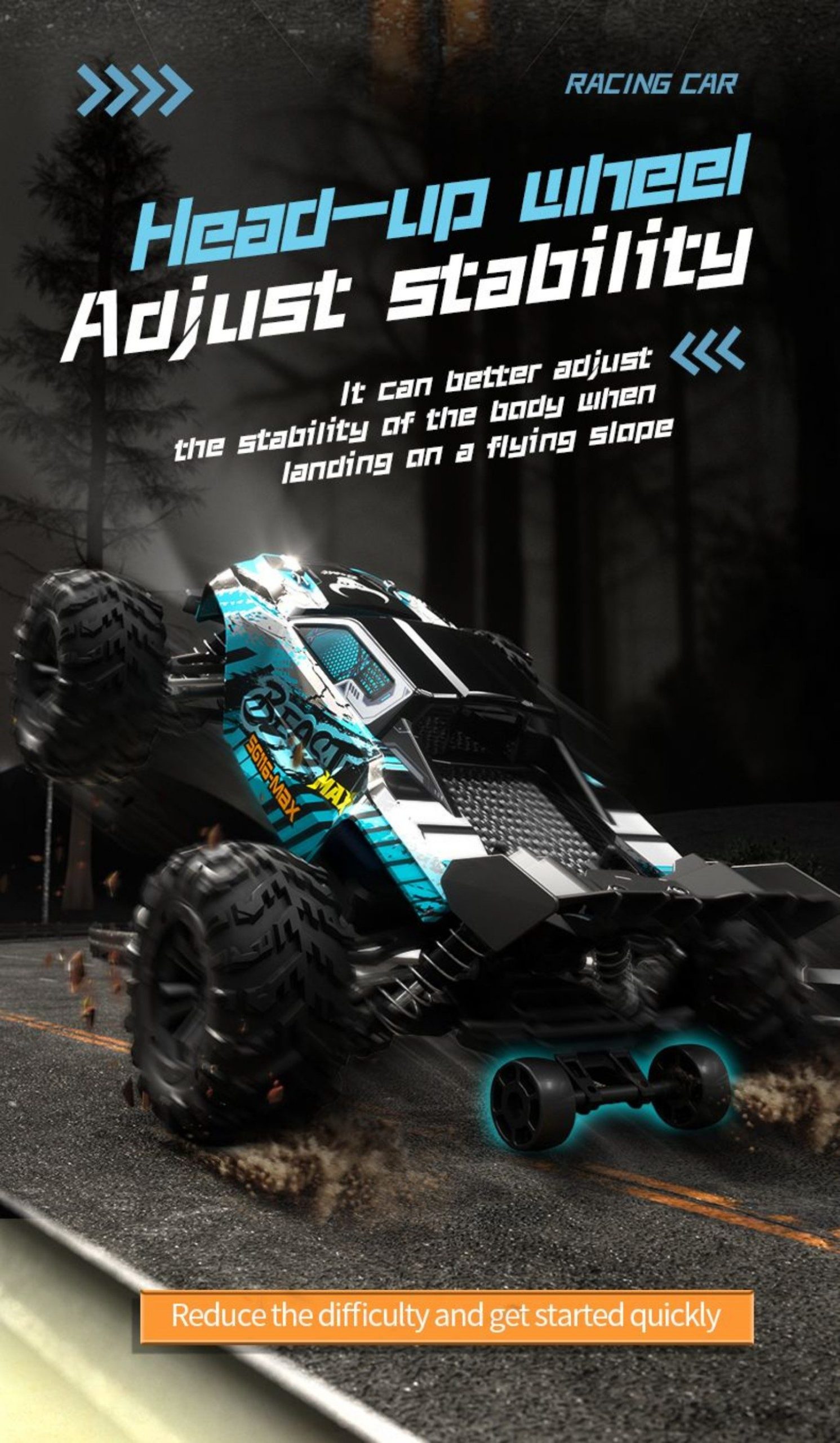 RC Car Racing 80 kmh Brushless Motor image 3