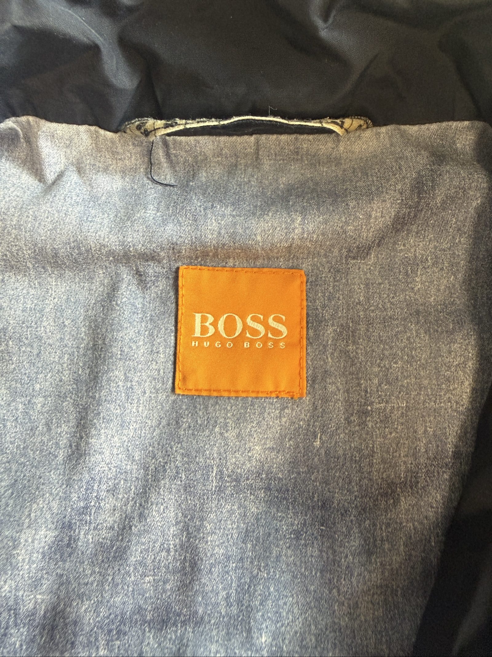 Hugo Boss Men’s Navy Blue Lightweight Casual Jacket Medium image 2