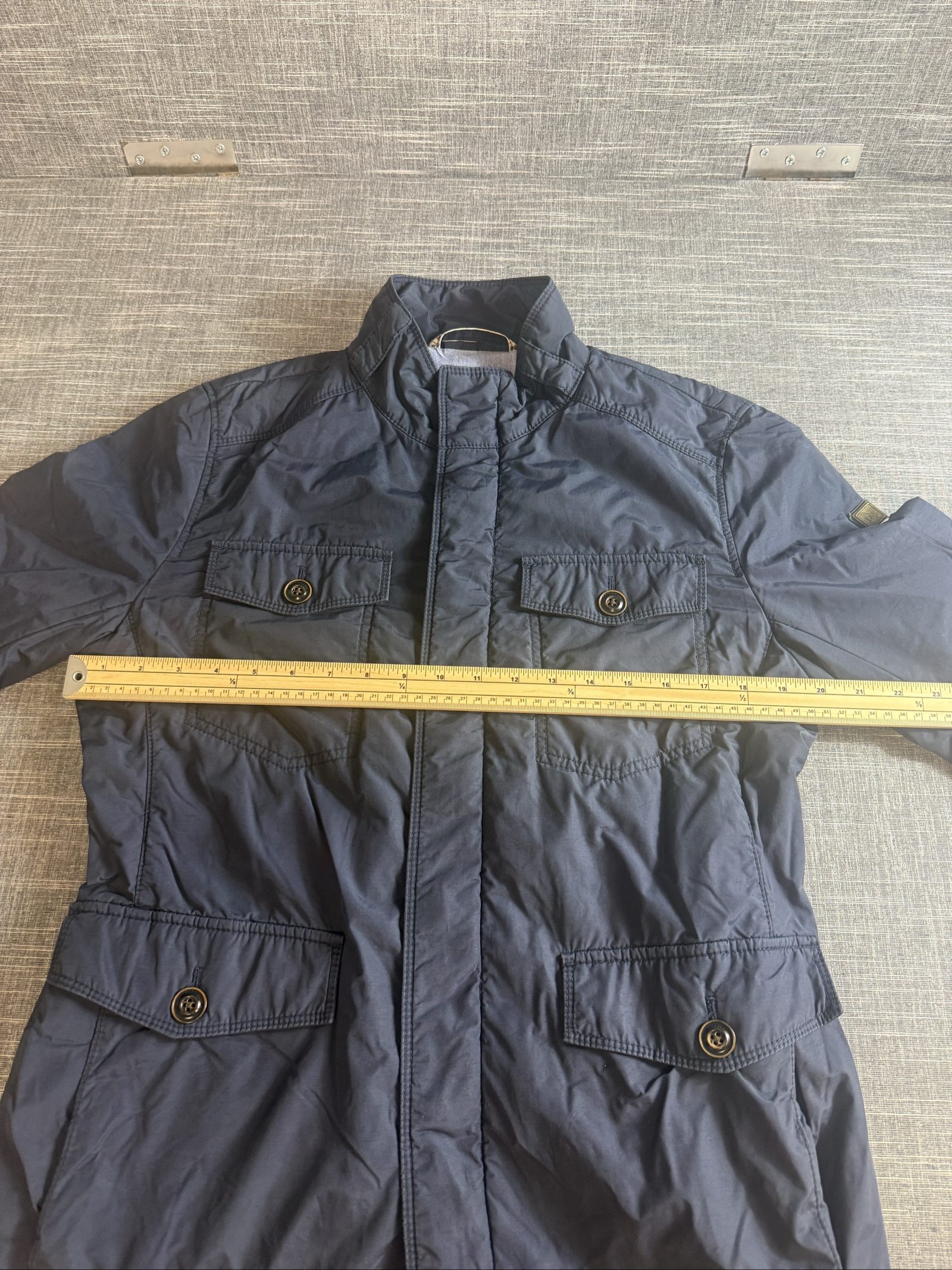 Hugo Boss Men’s Navy Blue Lightweight Casual Jacket Medium image 4
