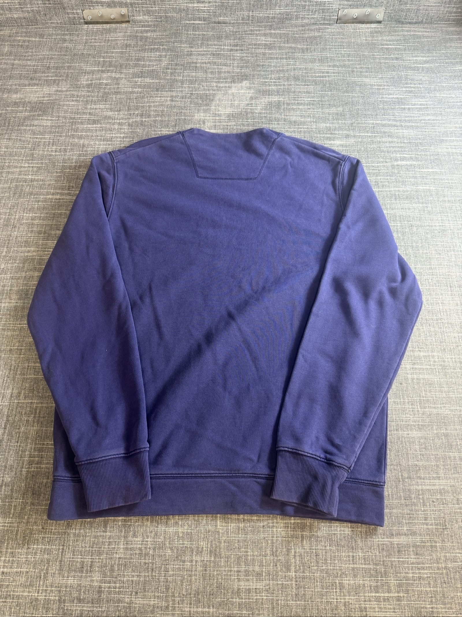 C.P. Company Men’s Crewneck Sweatshirt 100% Cotton Purple Embossed Logo image 6