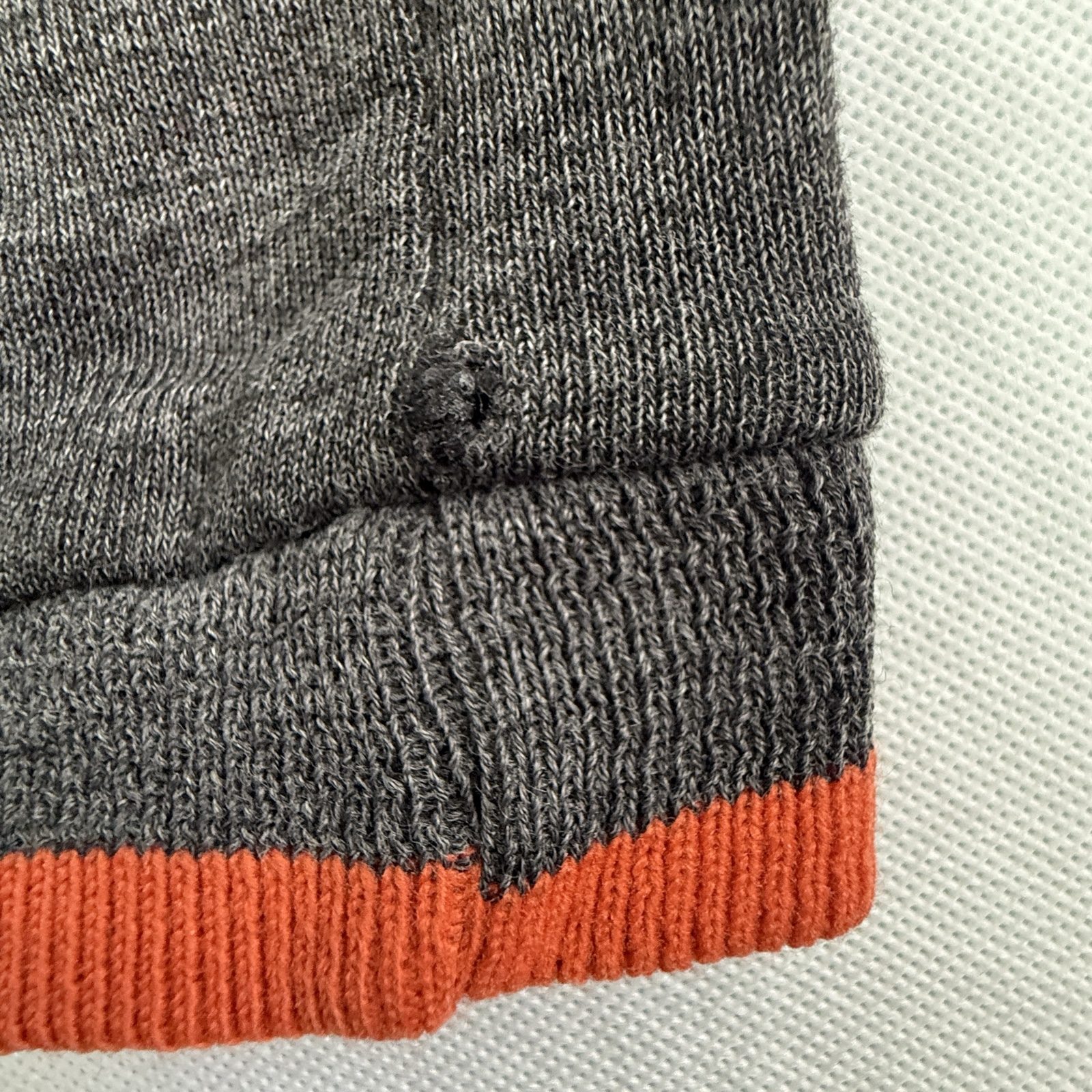 Vintage Misty Men’s High Neck Jumper Grey Orange Made in England image 9