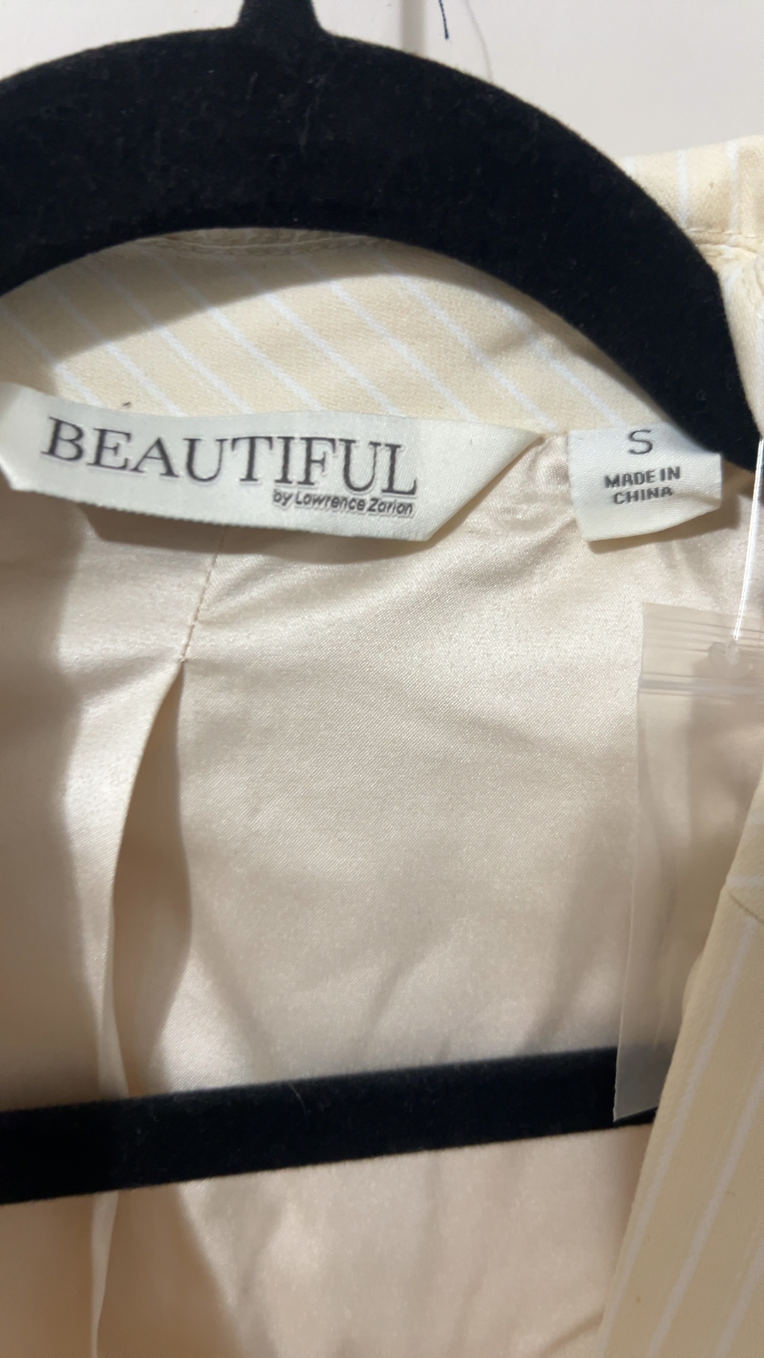 Beautiful Cream Pinstripe Blazer Small image 3