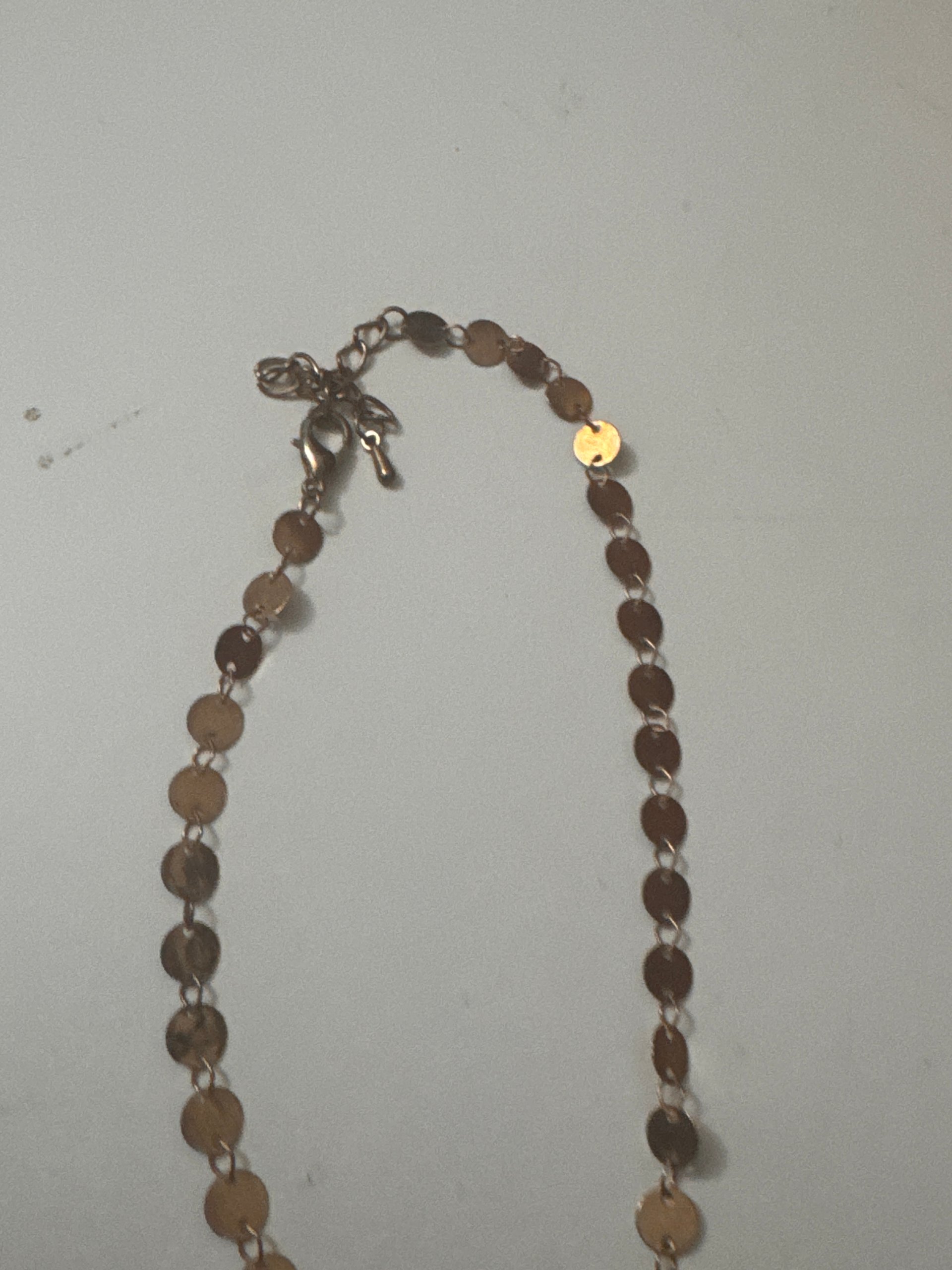 Gold Tone Round Link Chain Necklace Unisex Jewel-Ja-8 image 4