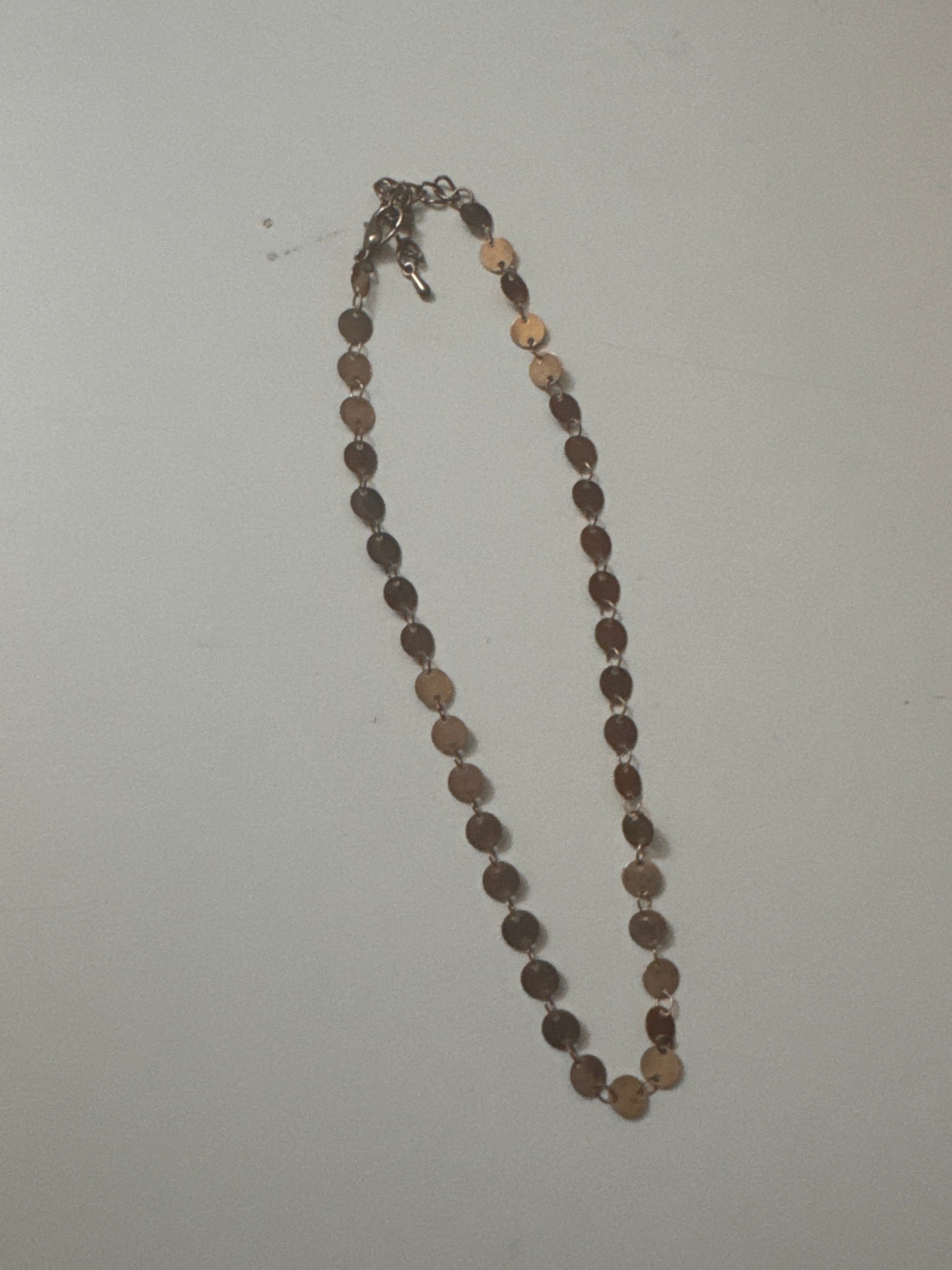 Gold Tone Round Link Chain Necklace Unisex Jewel-Ja-8 image 5