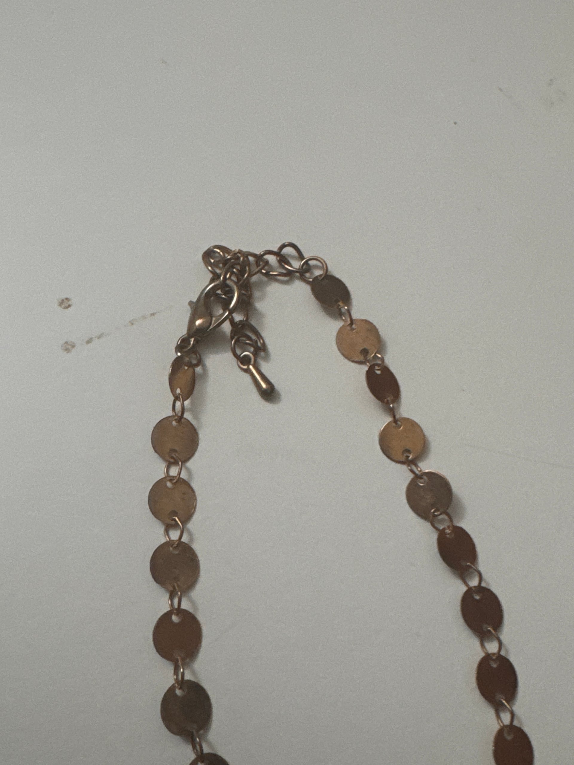 Gold Tone Round Link Chain Necklace Unisex Jewel-Ja-8 image 8