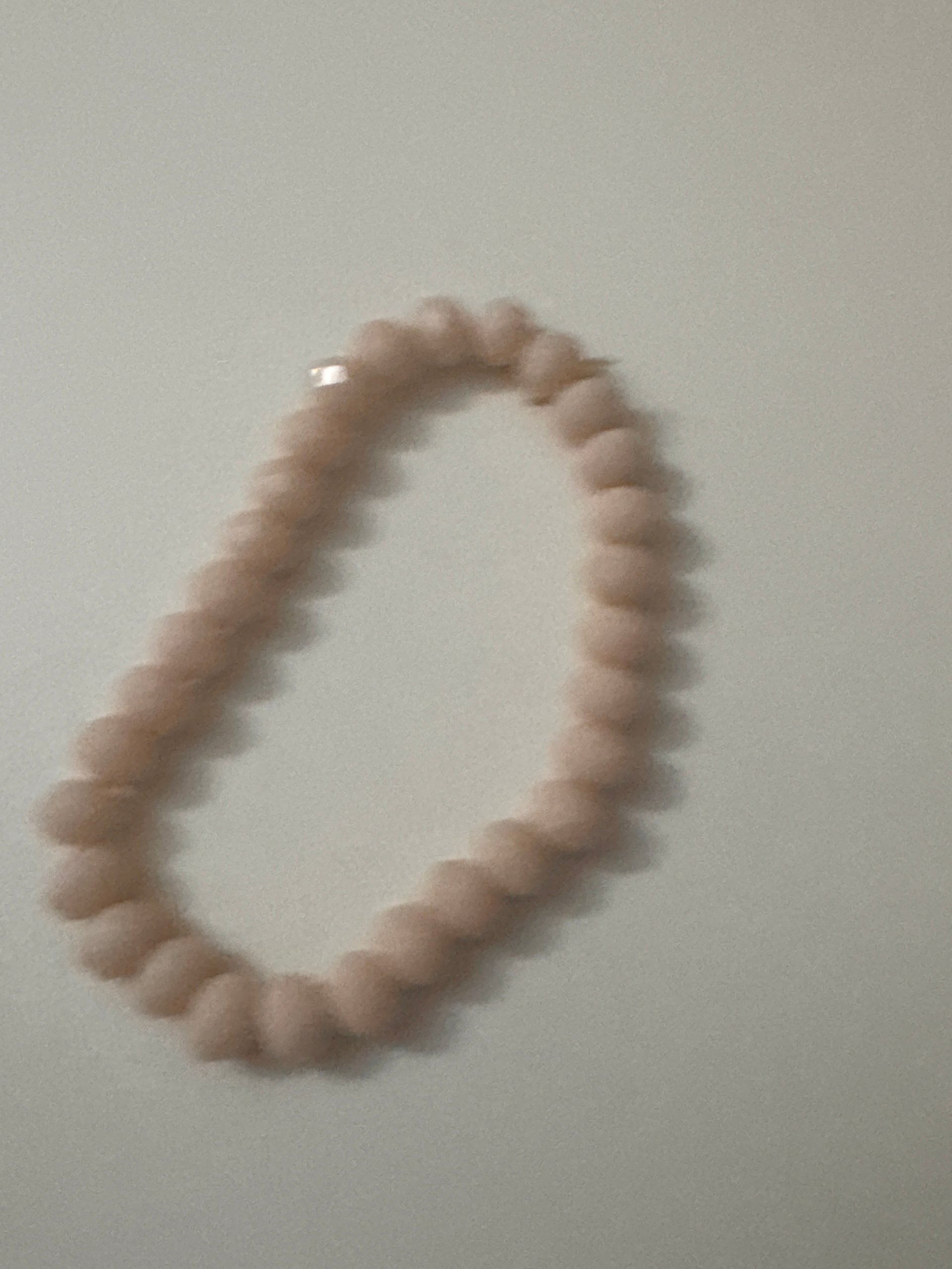 Beige Faceted Beaded Stretch Bracelet Jewel-Ja-8 image 5