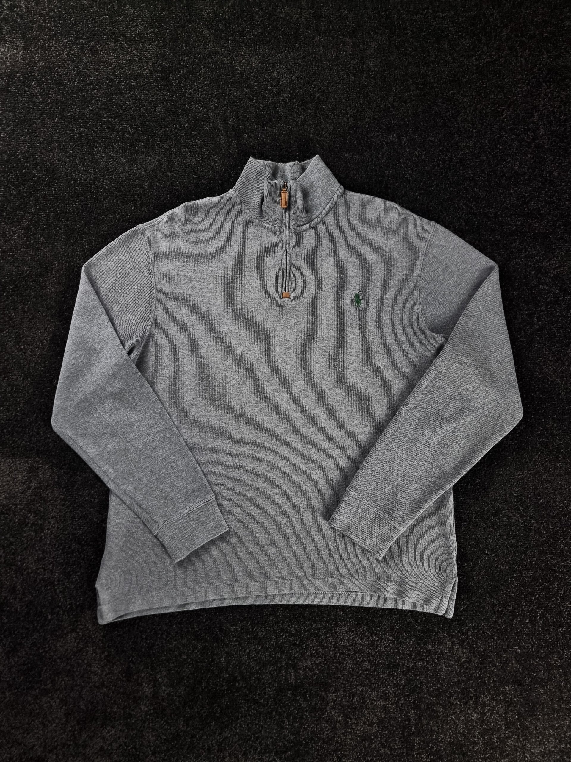 Sweater Half-Zip Polo Ralph Lauren Men's M Grey H image 2