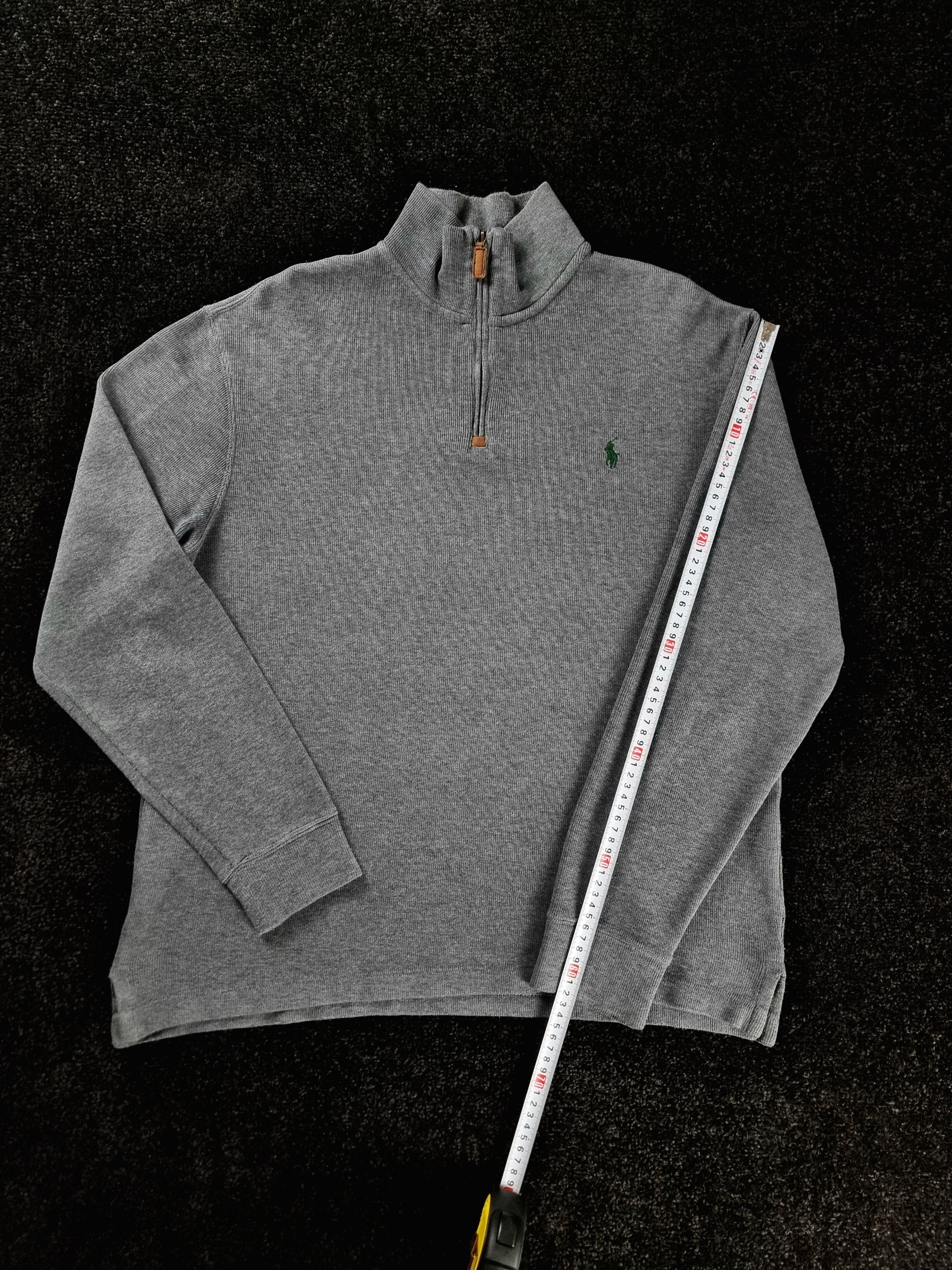 Sweater Half-Zip Polo Ralph Lauren Men's M Grey H image 9