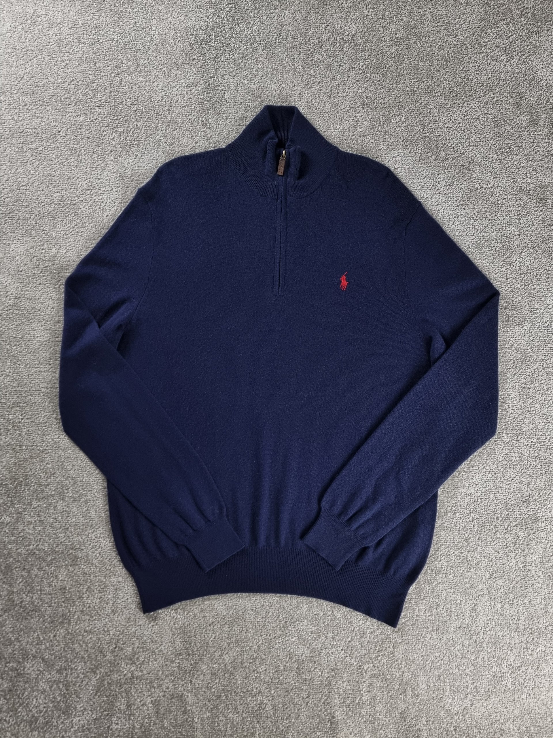 Sweater Half Zip Polo Ralph Lauren Men's XL Navy image 2