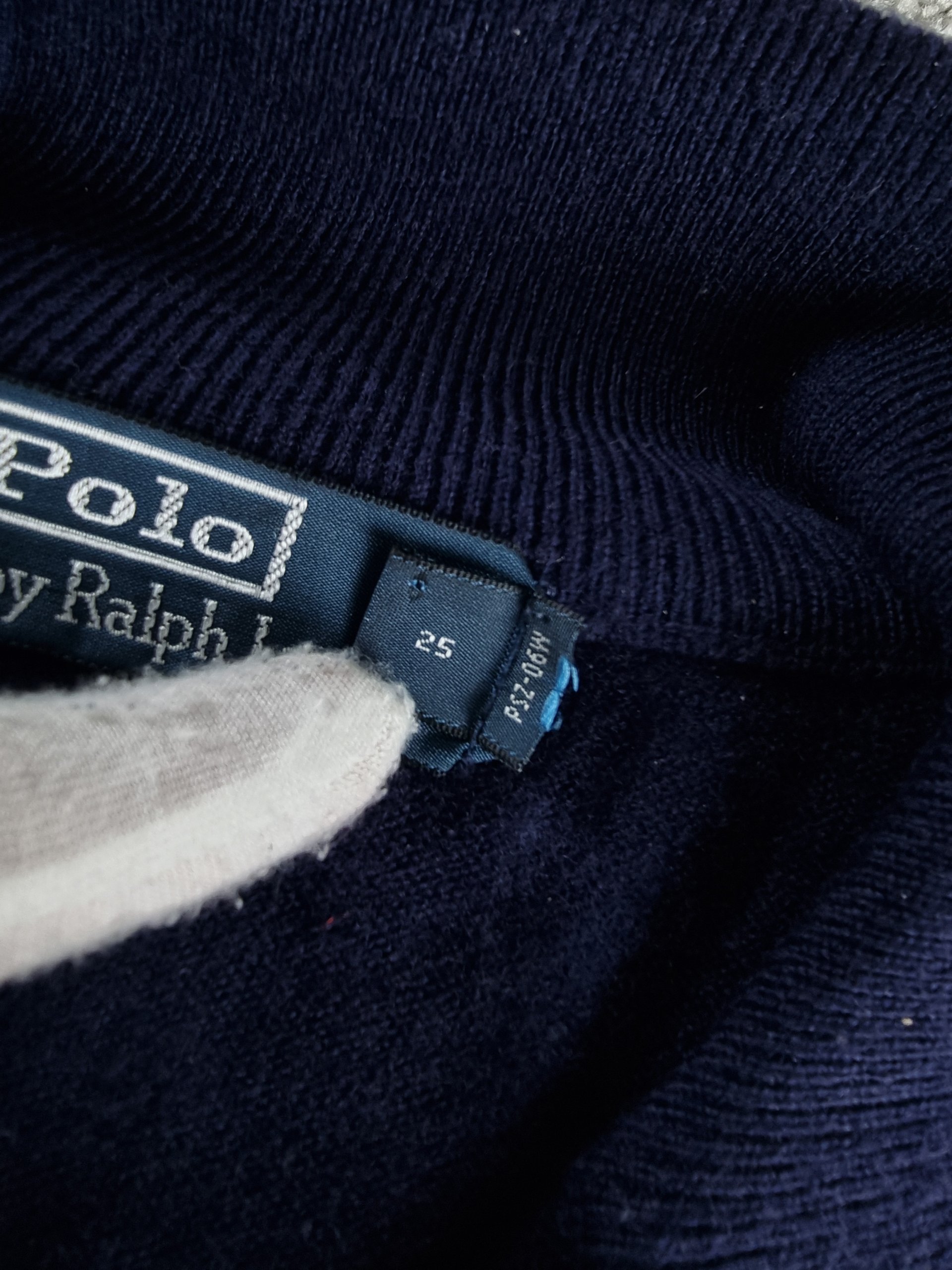 Sweater Half Zip Polo Ralph Lauren Men's XL Navy image 4