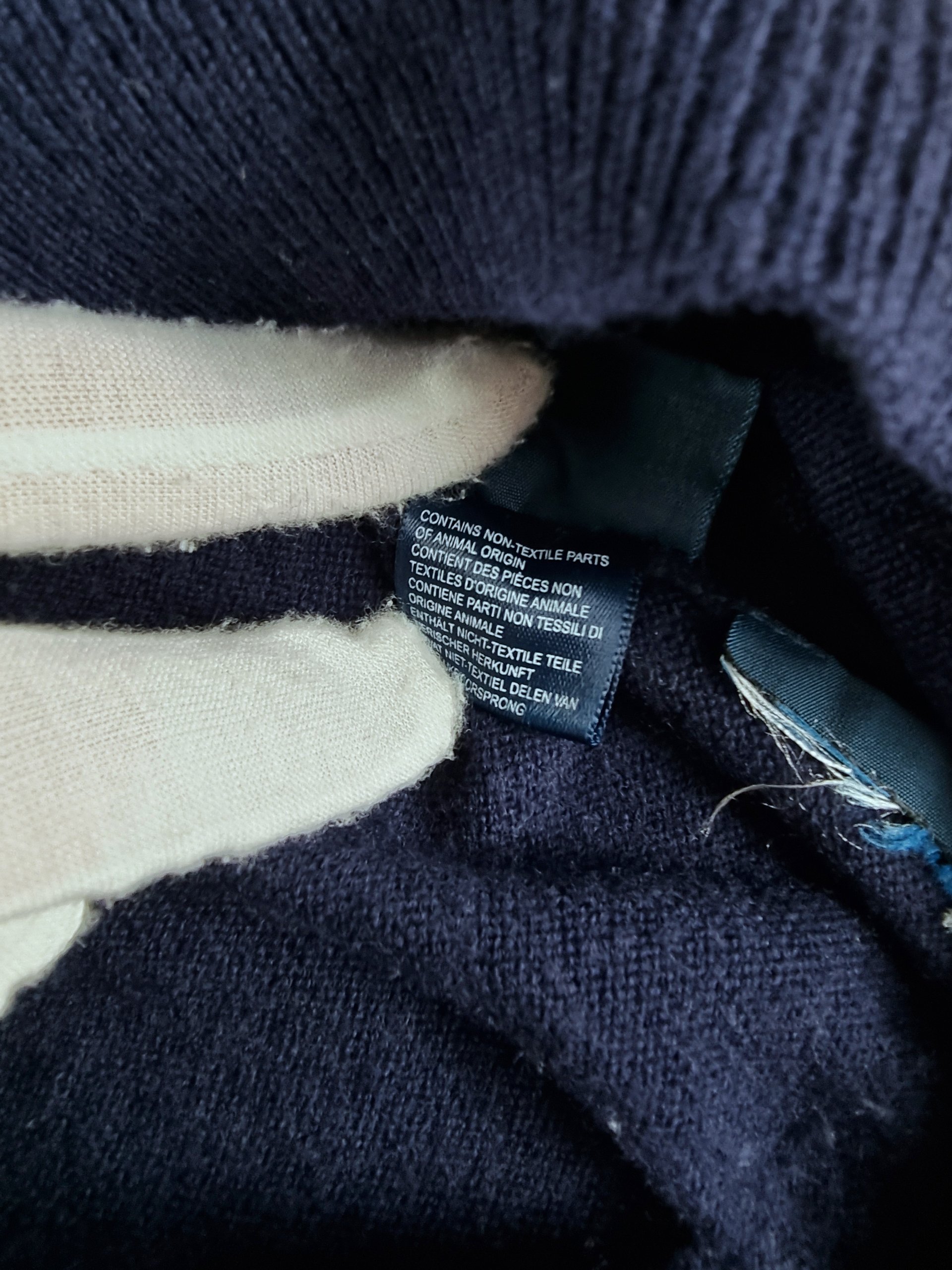 Sweater Half Zip Polo Ralph Lauren Men's XL Navy image 9