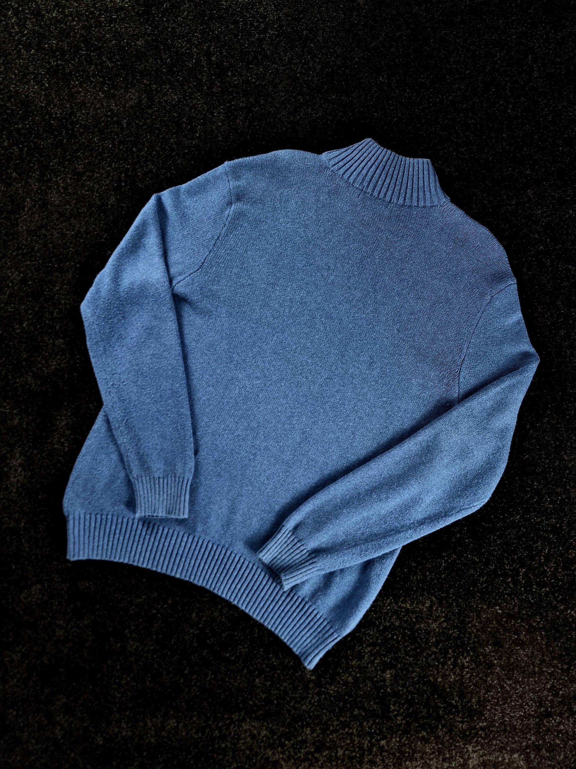 Sweater Half-Zip Polo Ralph Lauren Women's M Blue image 7