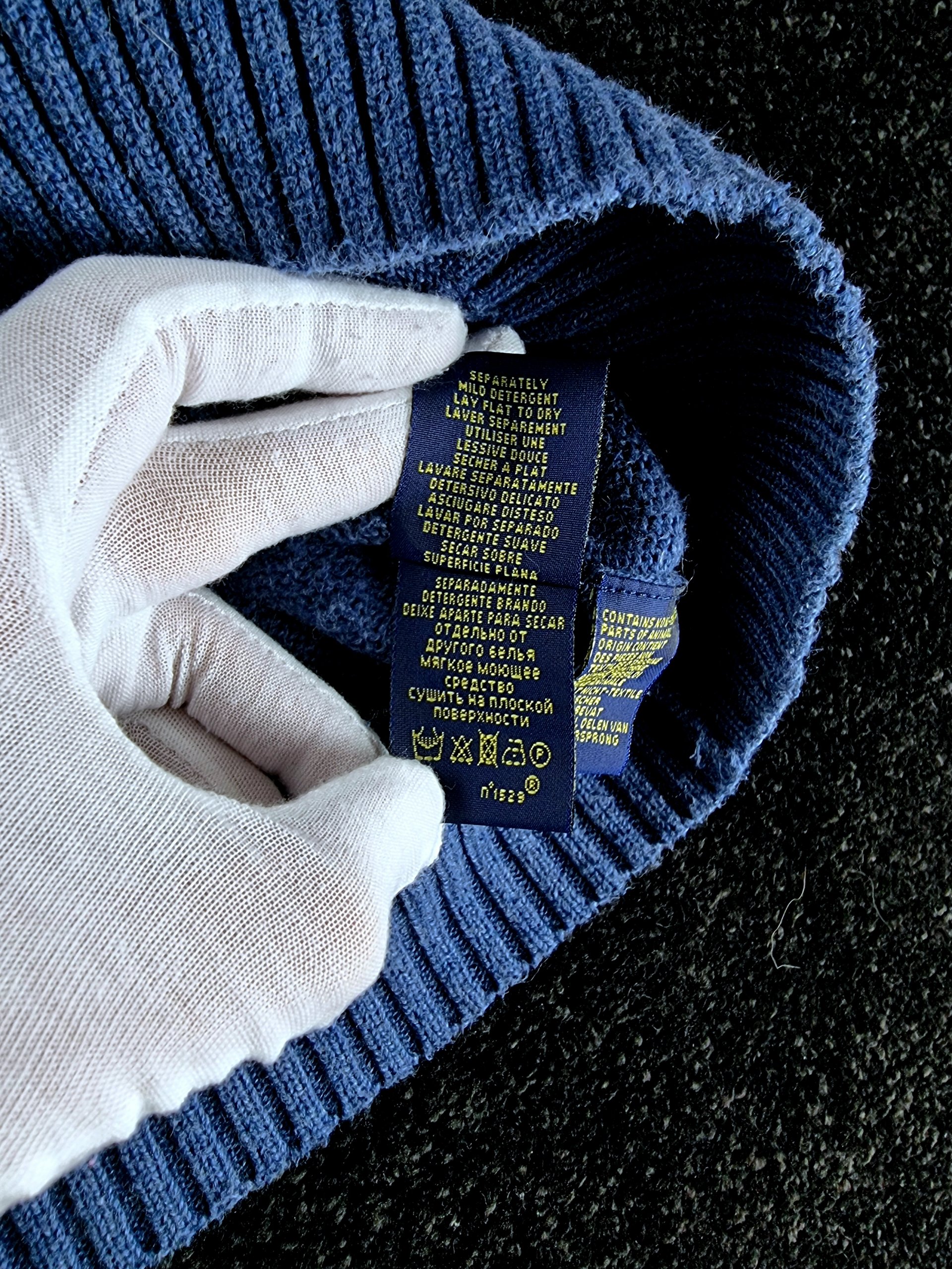 Sweater Half-Zip Polo Ralph Lauren Women's M Blue image 9