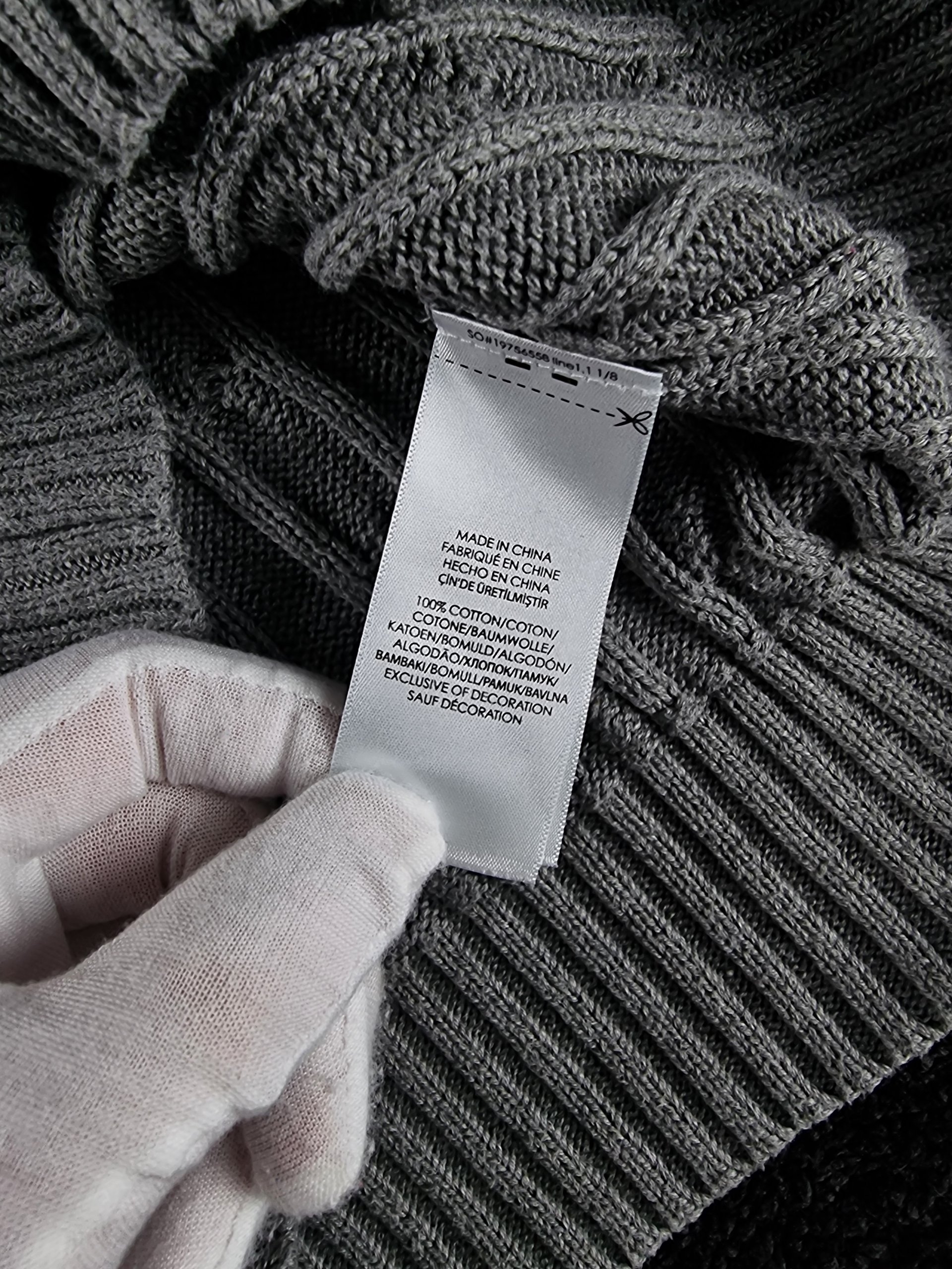 Sweater Cable Knit Polo Ralph Lauren Men S Grey image 7