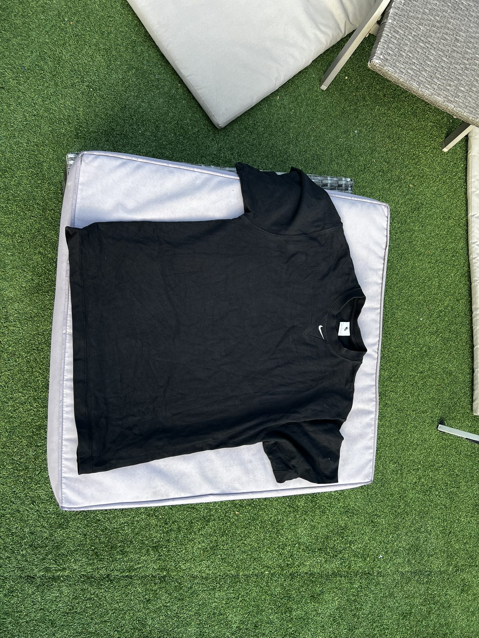 Nike Black Cotton T-Shirt Small