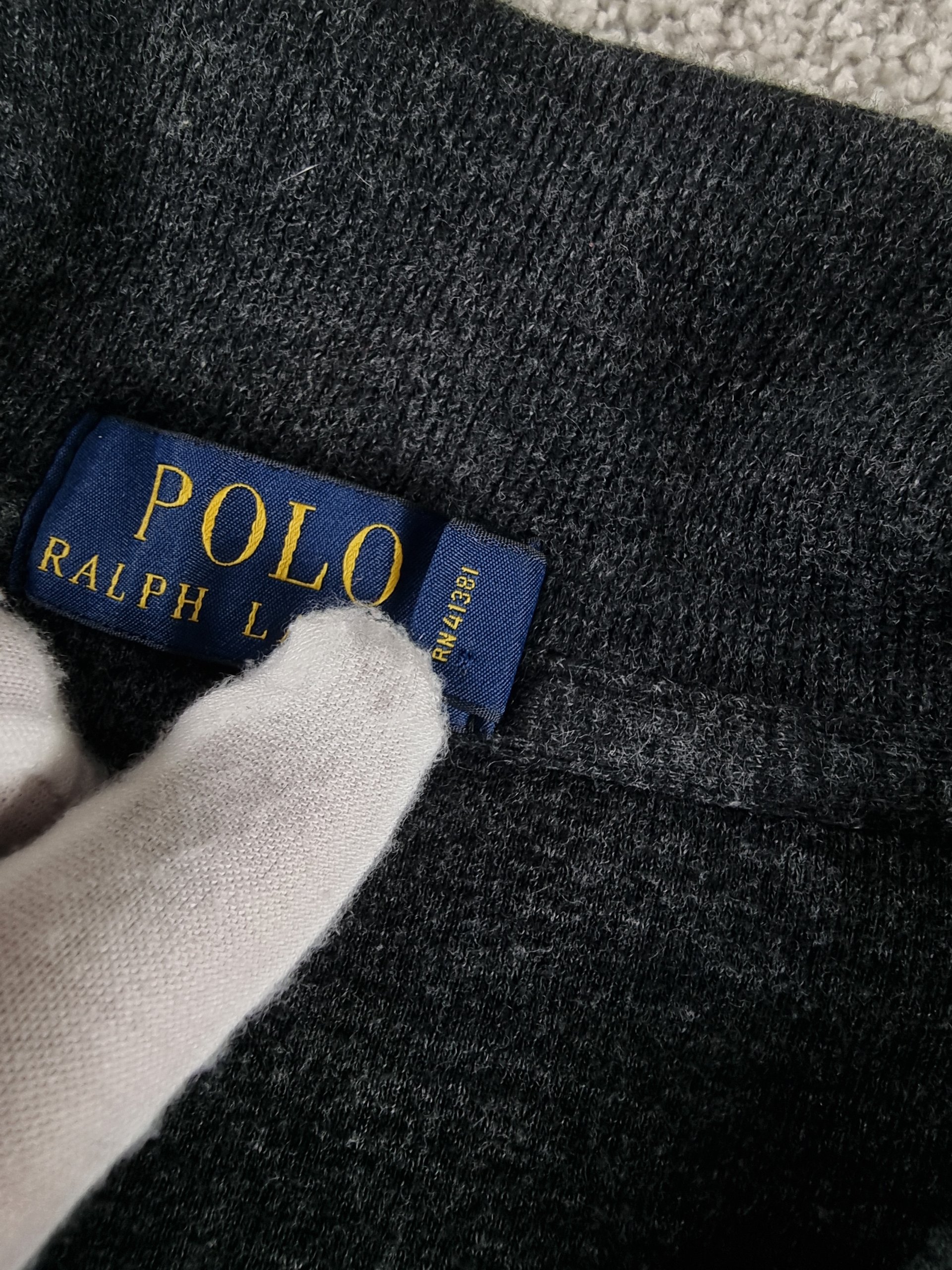 Sweater Half-Zip Polo Ralph Lauren Men's M Dark Grey image 4