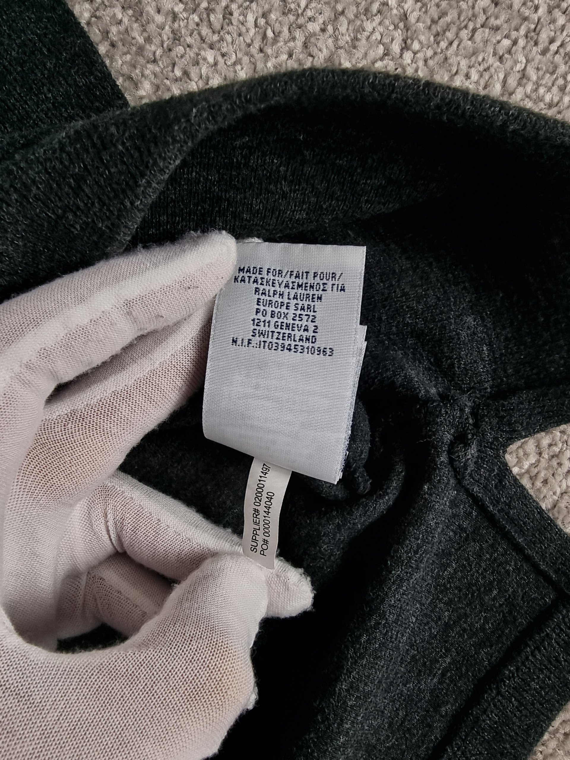 Sweater Half-Zip Polo Ralph Lauren Men's M Dark Grey image 10