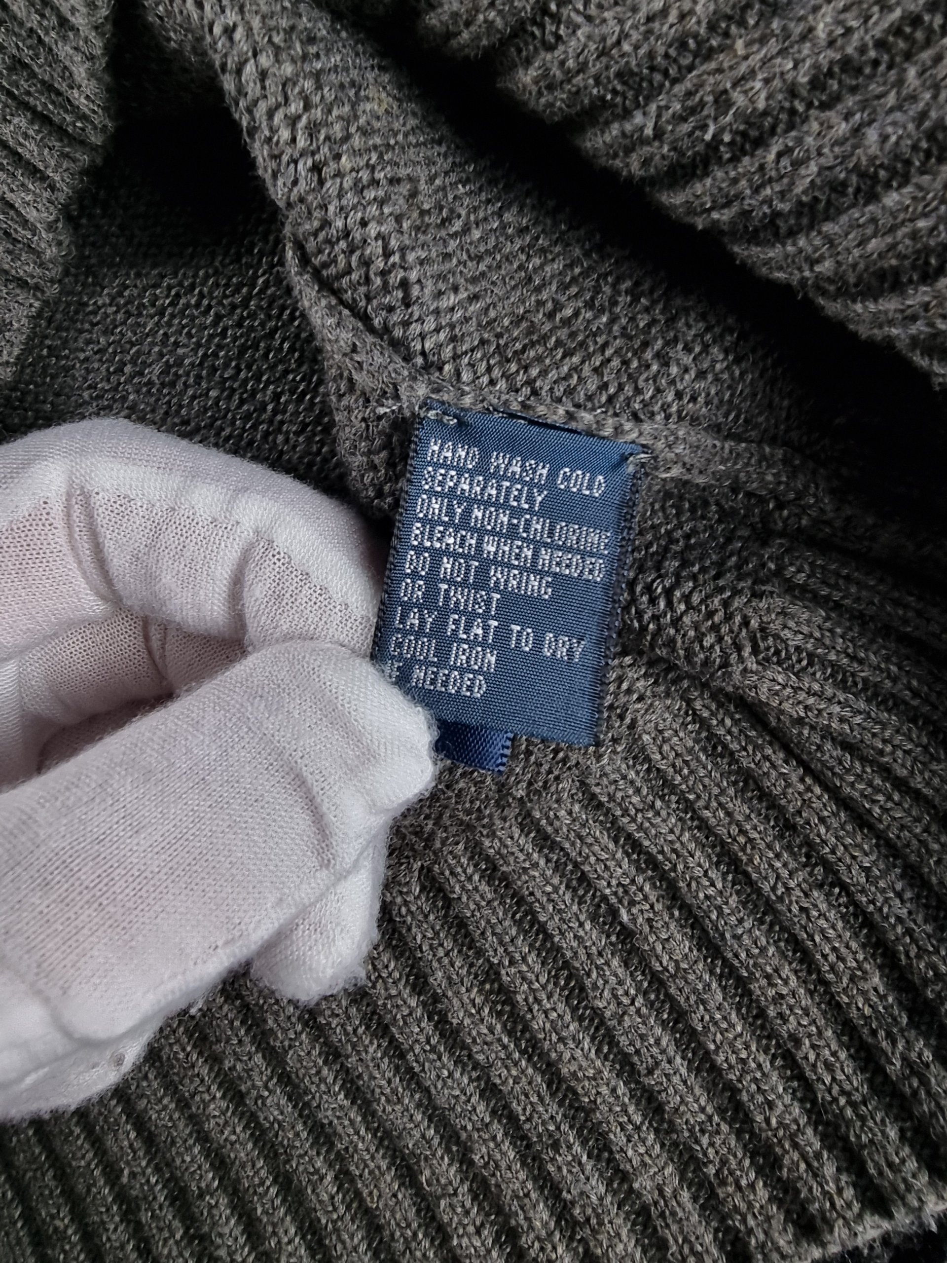 Sweater Half Zip Polo Ralph Lauren Men's M Grey image 8