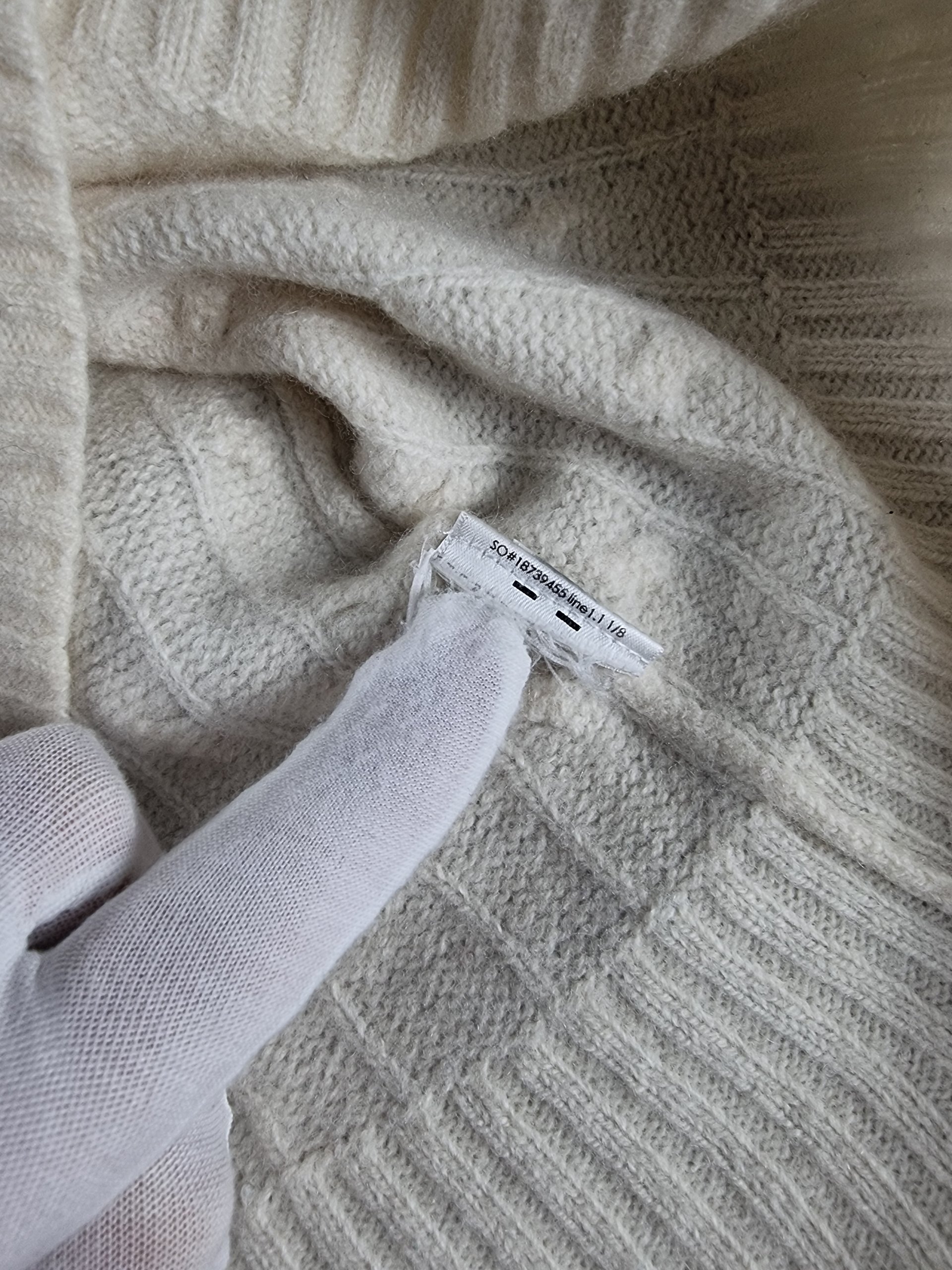 Sweater Cable Knit Polo Ralph Lauren Women's S White image 7