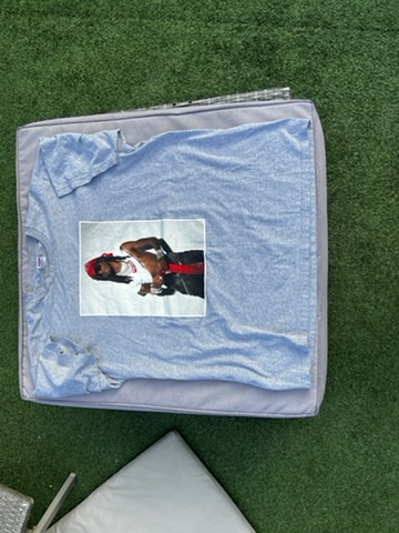 Supreme Grey Cotton Playboi Carti Blend Graphic T-Shirt XL