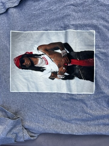 Supreme Grey Cotton Playboi Carti Blend Graphic T-Shirt XL image 2