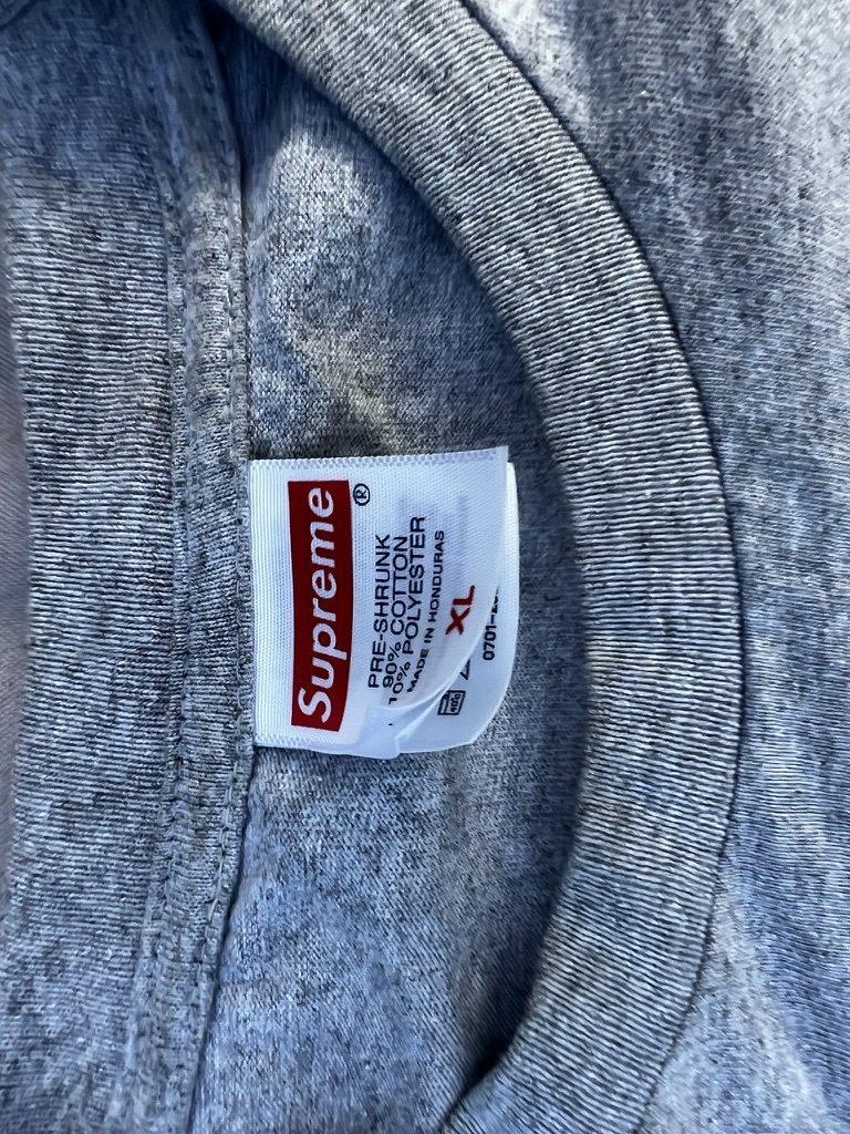Supreme Grey Cotton Playboi Carti Blend Graphic T-Shirt XL image 3