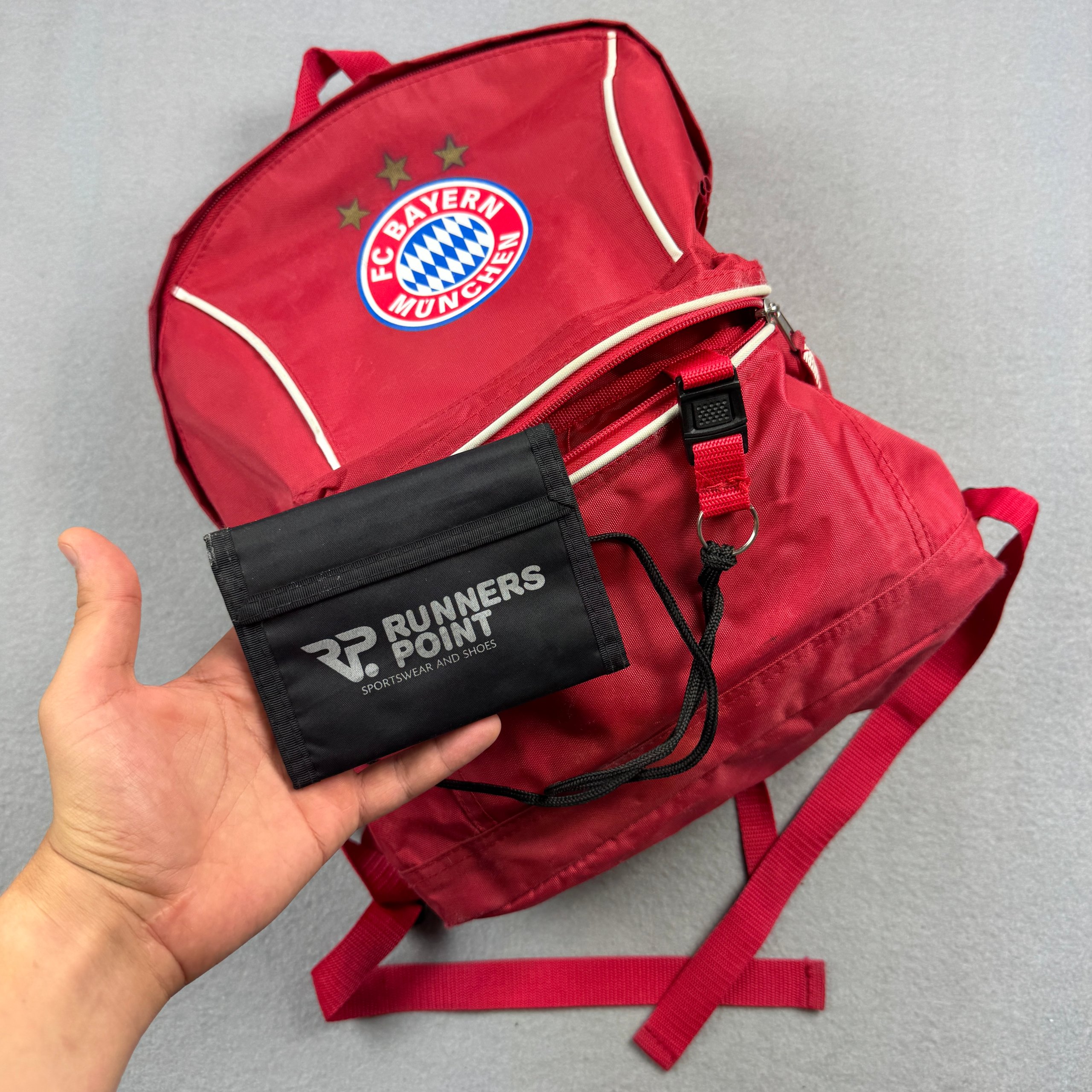 FC Bayern München Red Backpack Unisex image 5