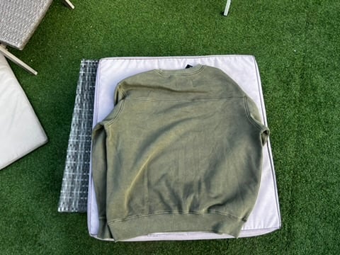 Primark Men's Khaki Oversized Fit Sweatshirt Large image 4