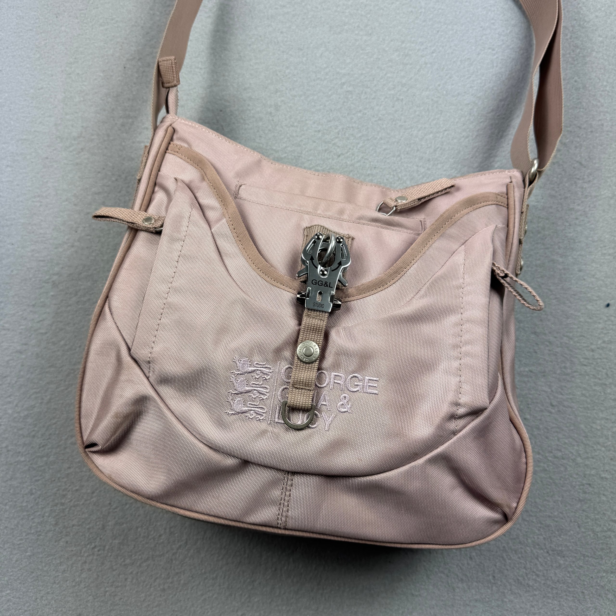 George Gina & Lucy Super Gu(r)t Pink Crossbody Shoulder Bag Adjustable Strap image 2