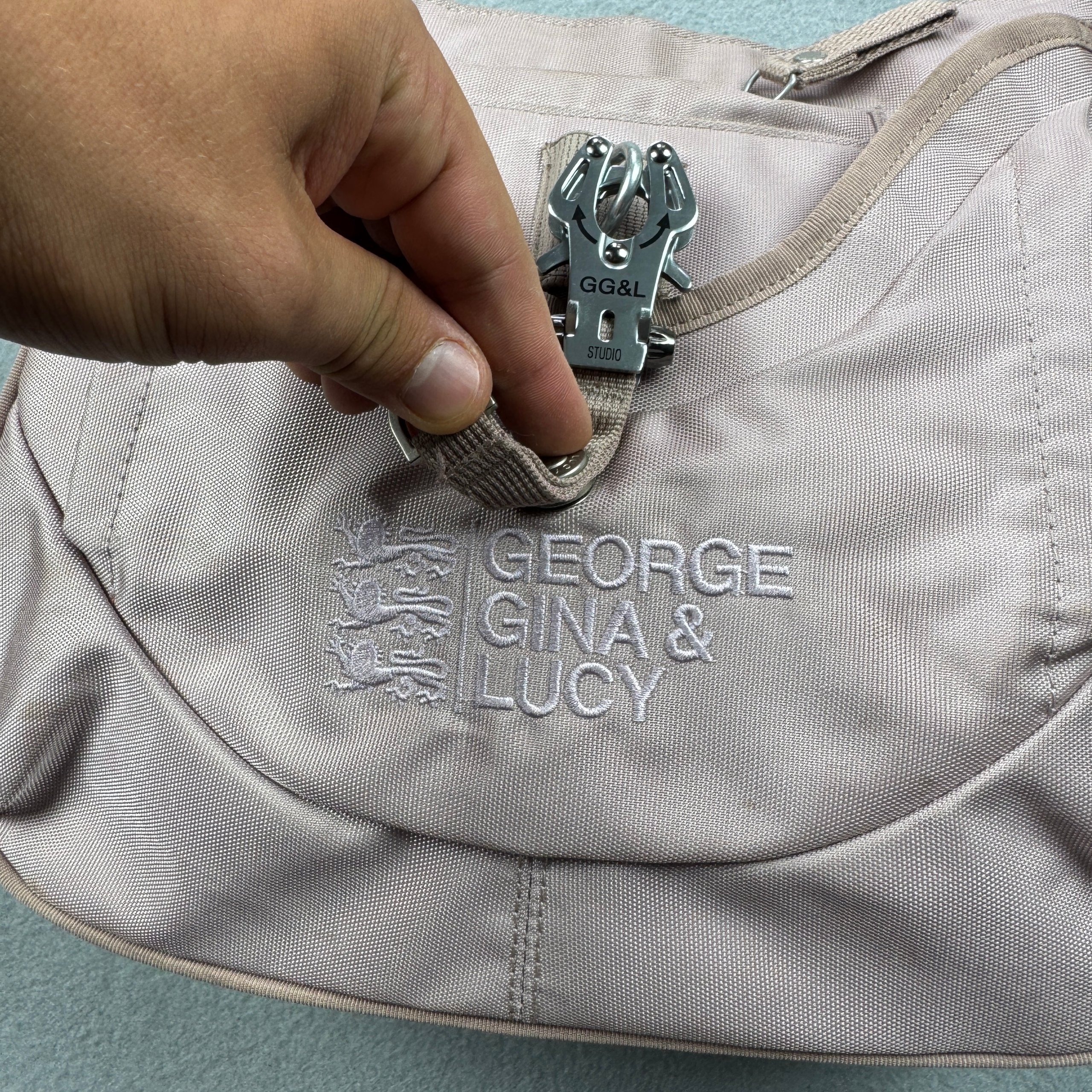 George Gina & Lucy Super Gu(r)t Pink Crossbody Shoulder Bag Adjustable Strap image 4