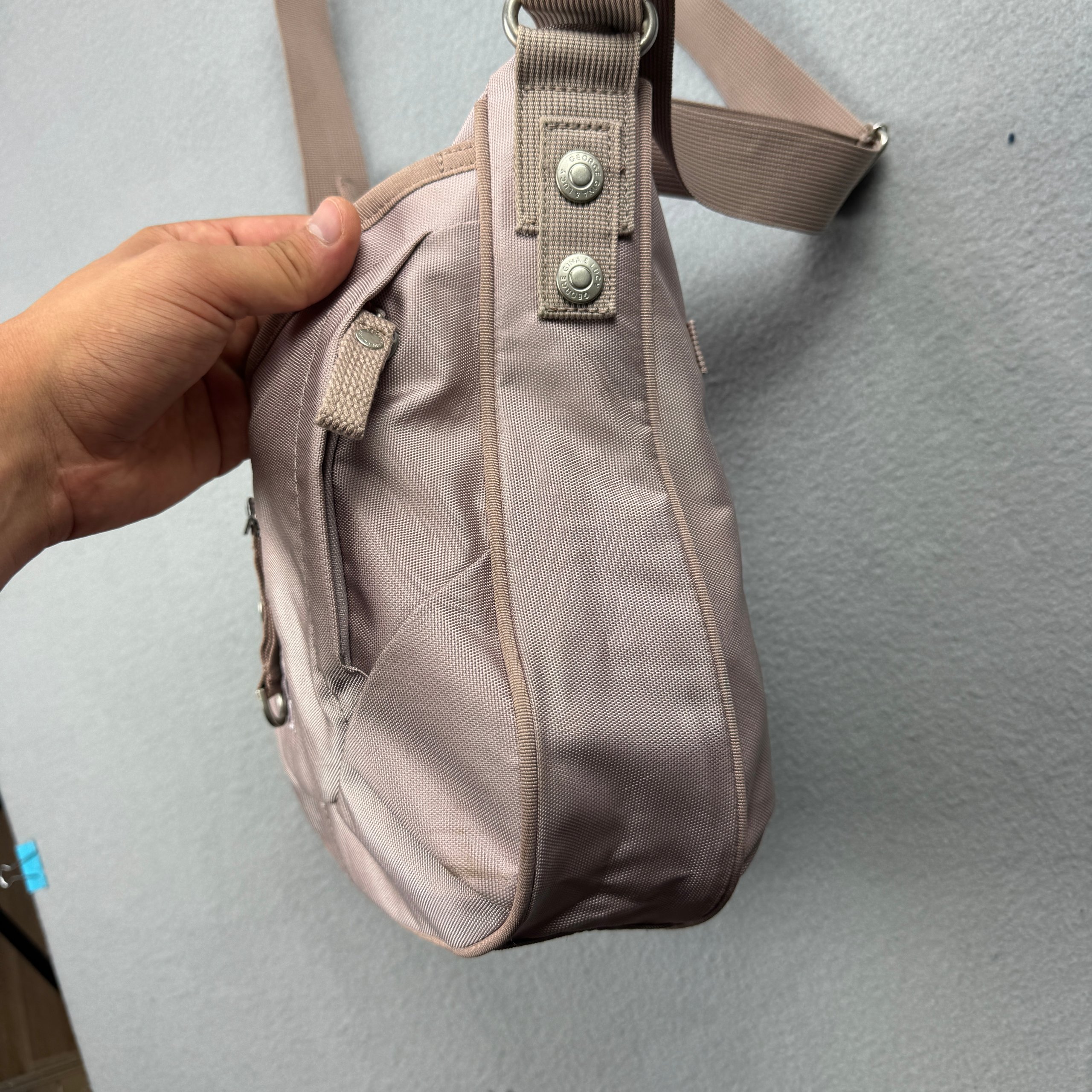 George Gina & Lucy Super Gu(r)t Pink Crossbody Shoulder Bag Adjustable Strap image 6