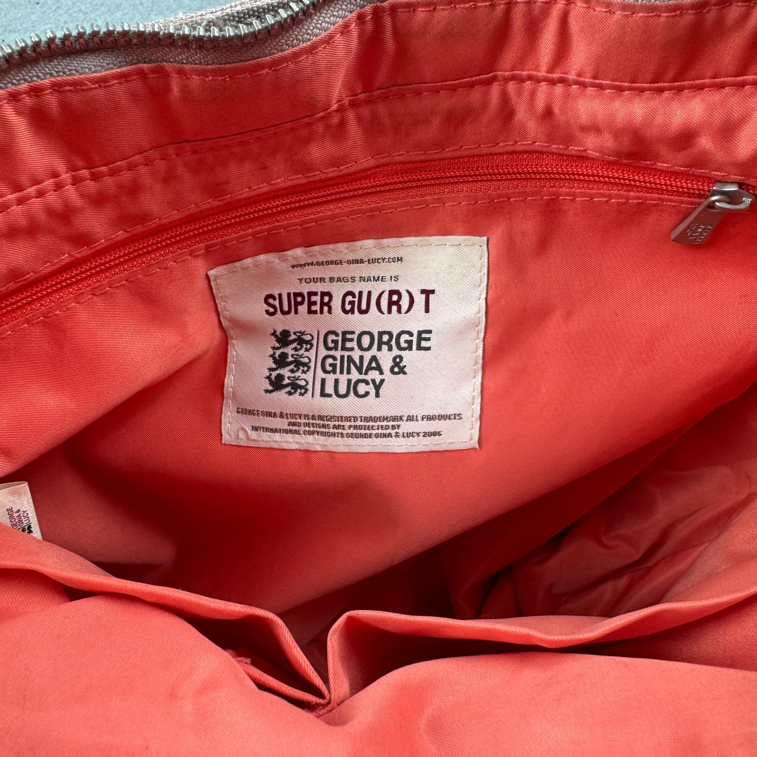George Gina & Lucy Super Gu(r)t Pink Crossbody Shoulder Bag Adjustable Strap image 9
