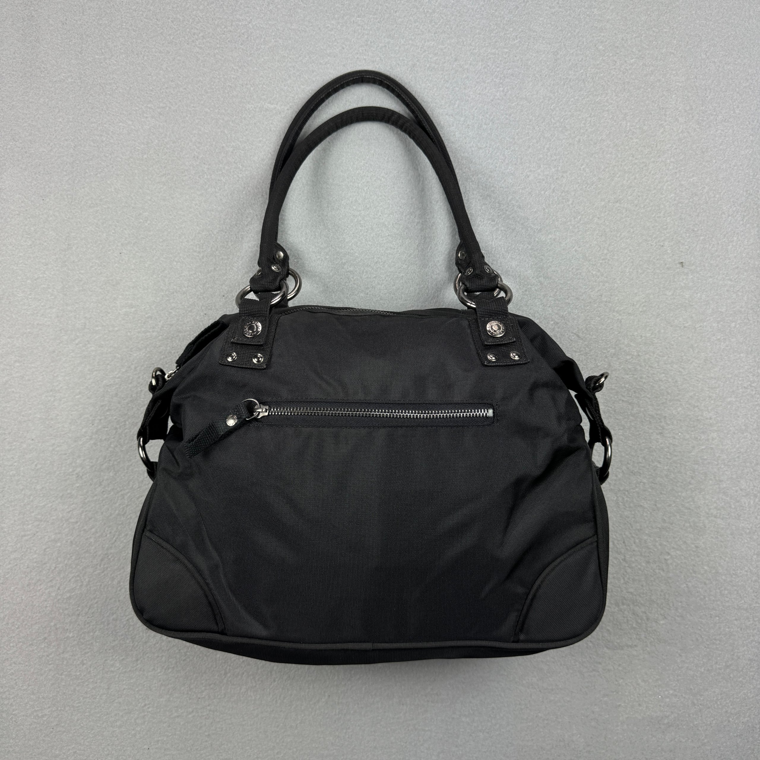George Gina & Lucy Bahlsy Y2K GGL Avante-garde Black Nylon Tote Bag One Size image 2
