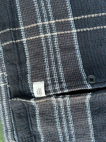 Pull & Bear Black & Grey Checked Short Sleeve Shirt Medium Cotton image 3