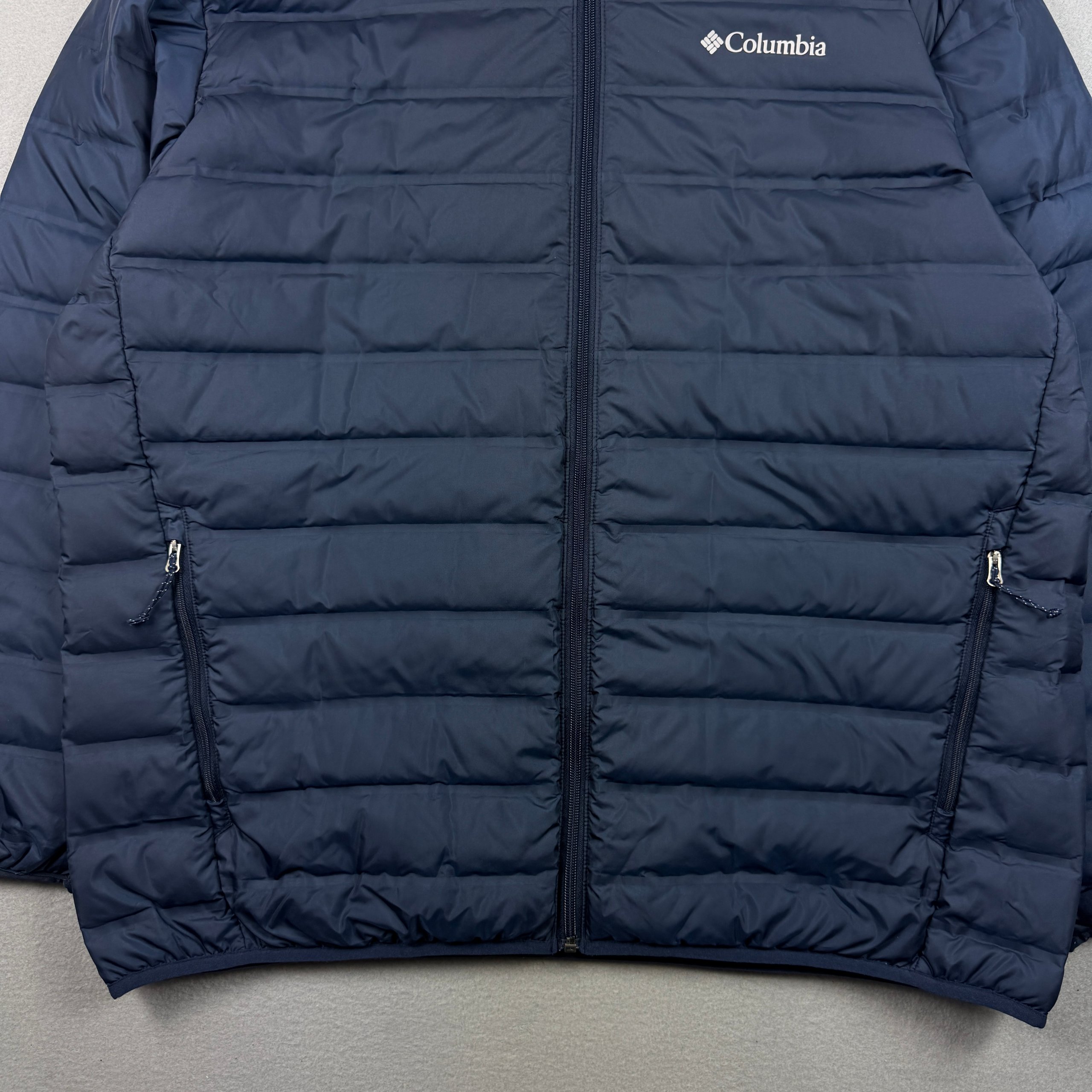 Columbia 650 Navy Puffer Jacket Lightweight Warm Men`s Size XL image 5
