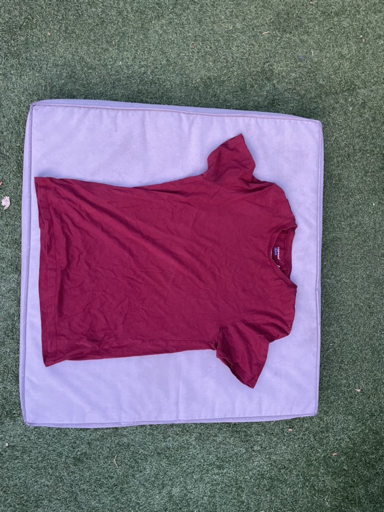 Topman Men's Burgundy Slim Fit T-Shirt XS