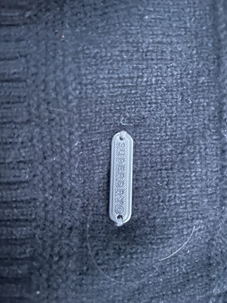Superdry Men's Black Wool Blend Sweater Large image 2