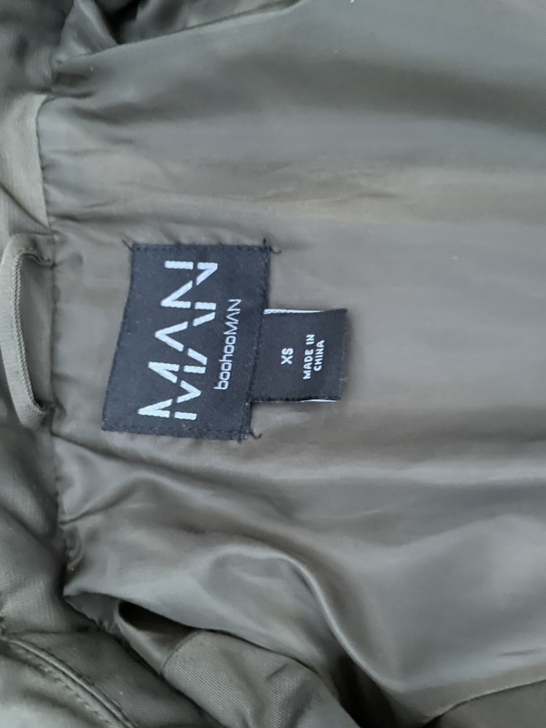 Boohoo Man Men's Brown Quilted Jacket XS image 3