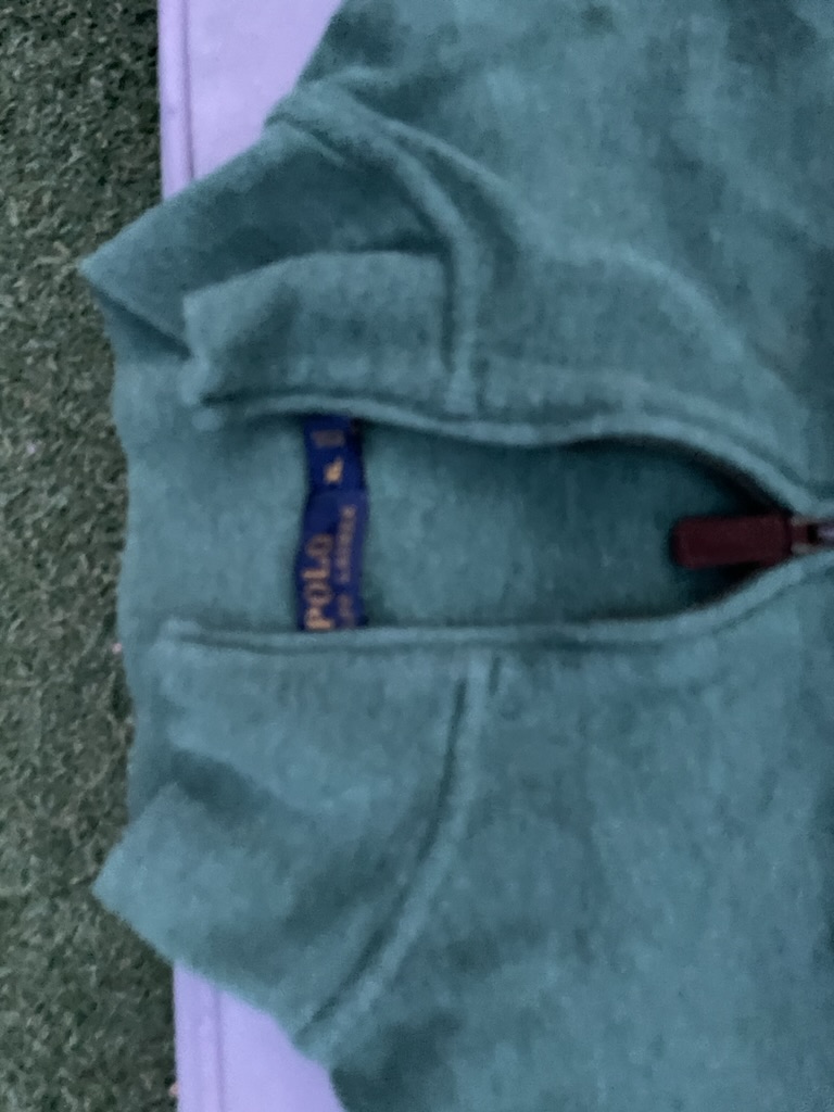Polo Ralph Lauren Green Half Zip Jumper XL image 3