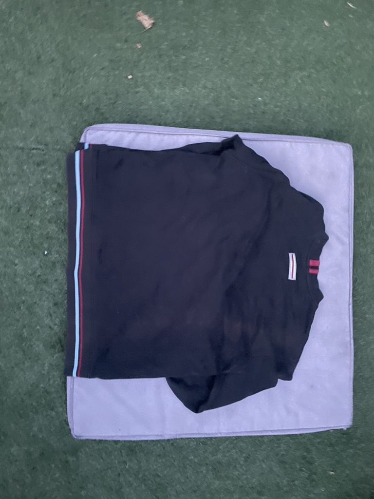 Nike Black & Multi Stripe Crewneck Sweatshirt Large image 4