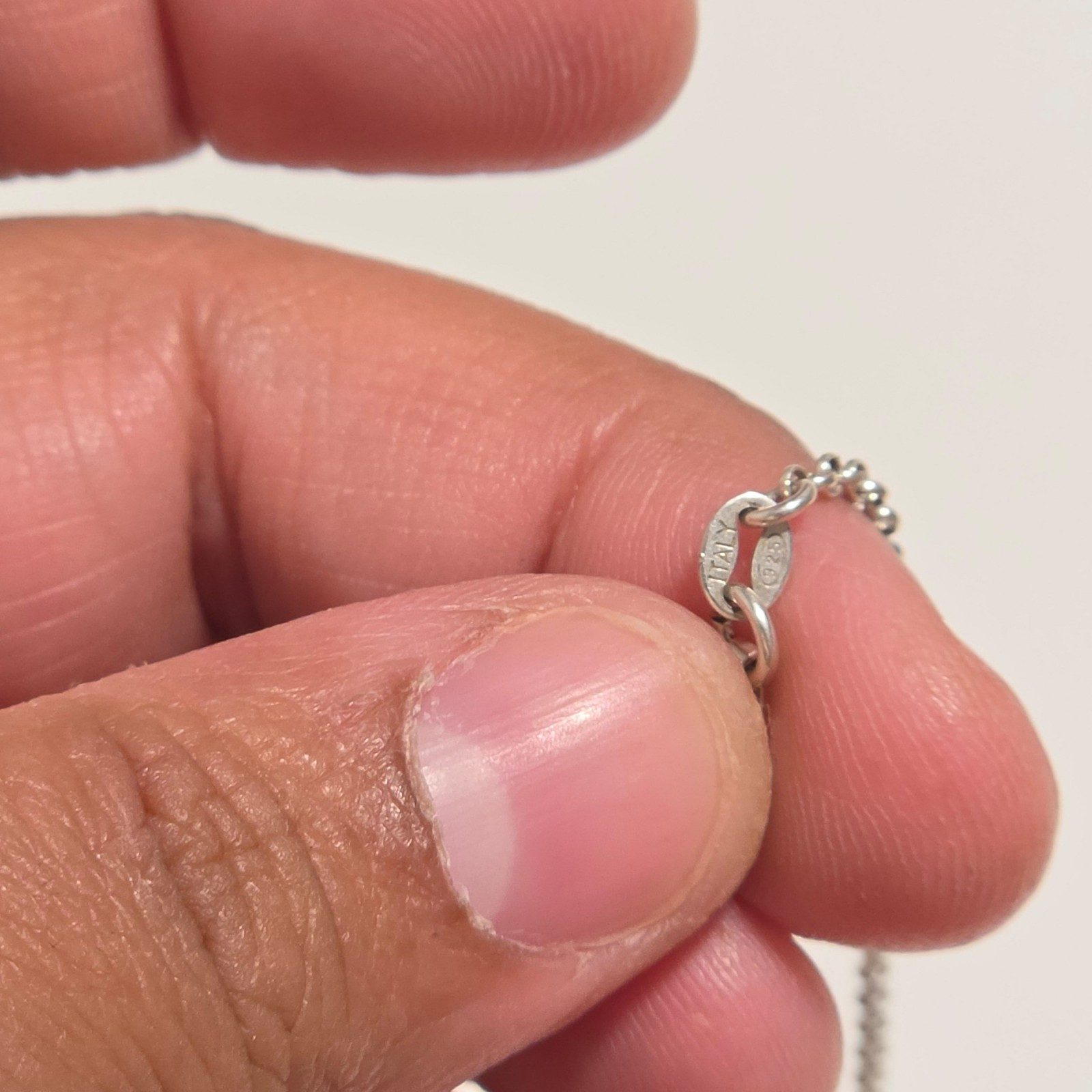 925 Sterling Silver Infinity Charm Chain Bracelet .b7 image 4