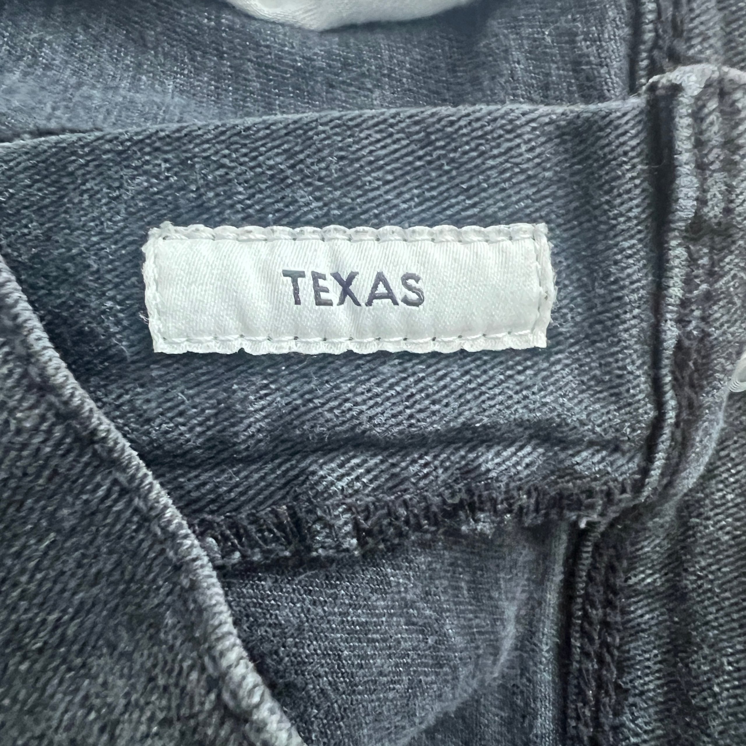 Wrangler Texas Jeans Men's W34 L36 Faded Black Stretch Straight Fit Denim image 7