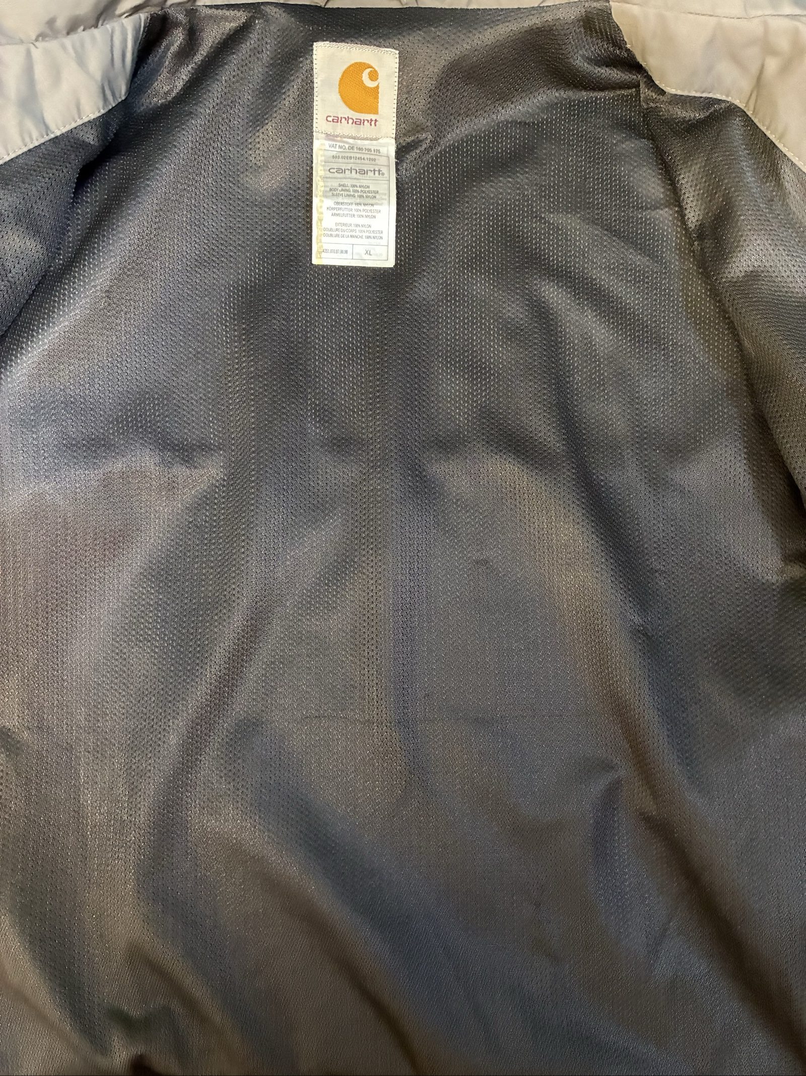 Vintage Carhartt y2k charcoal Zip-Up Jacket XL personalised Jamaica Flag image 7