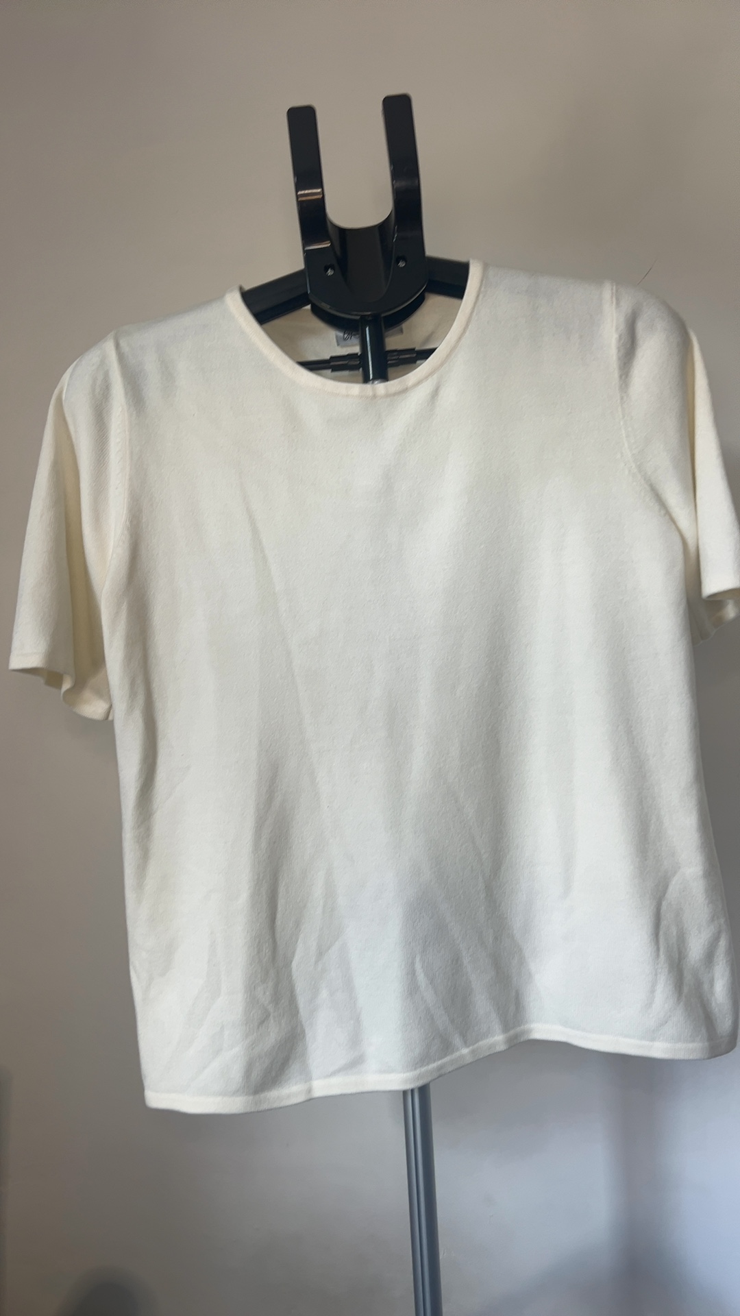 BHS Cream Women's Knit Top Size 14