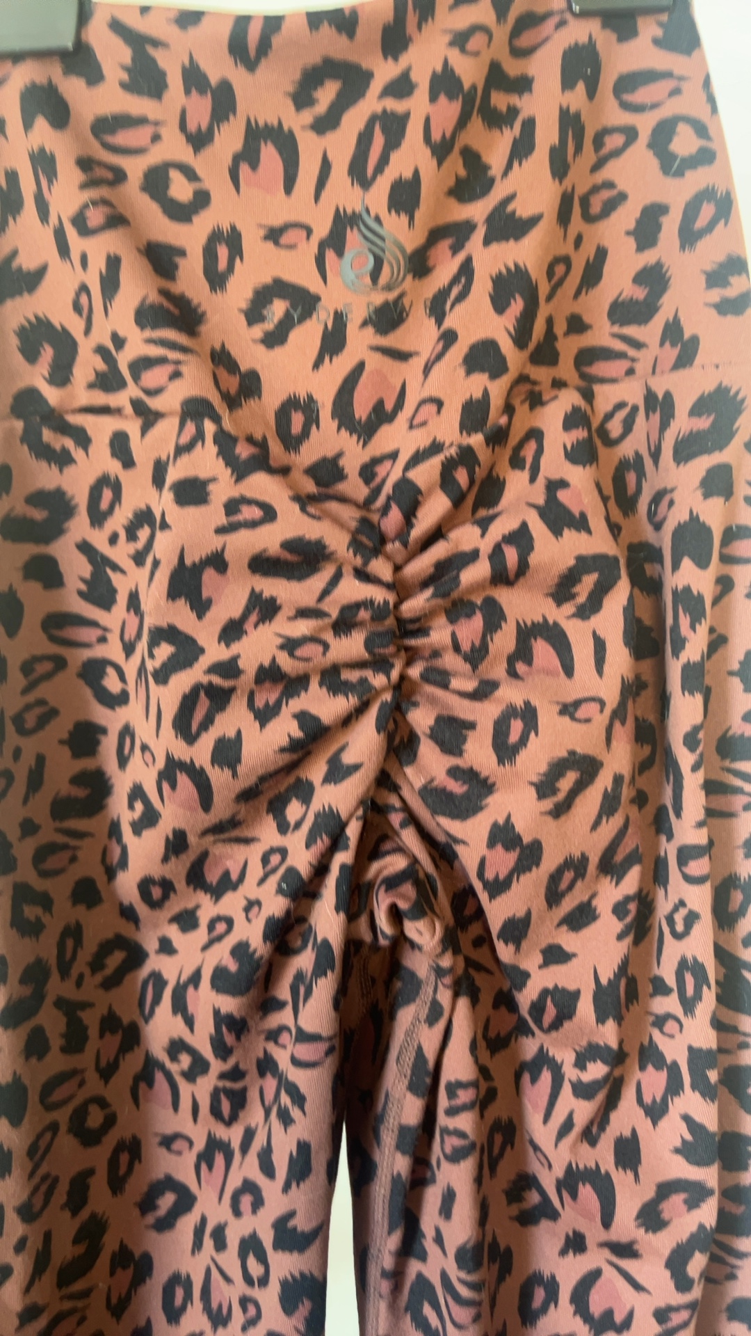 Ryderwear Women's Brown & Black Leopard Print Activewear Set Medium image 7