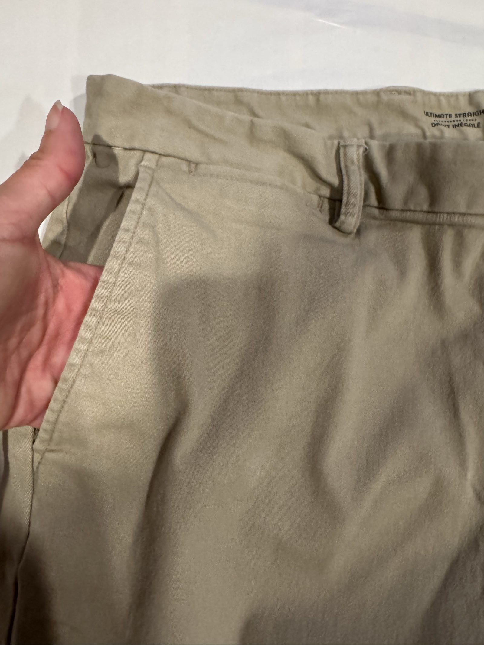 Men’s Old Navy Ultimate Straight Chino Pants – Khaki Tan – 36x34 image 2