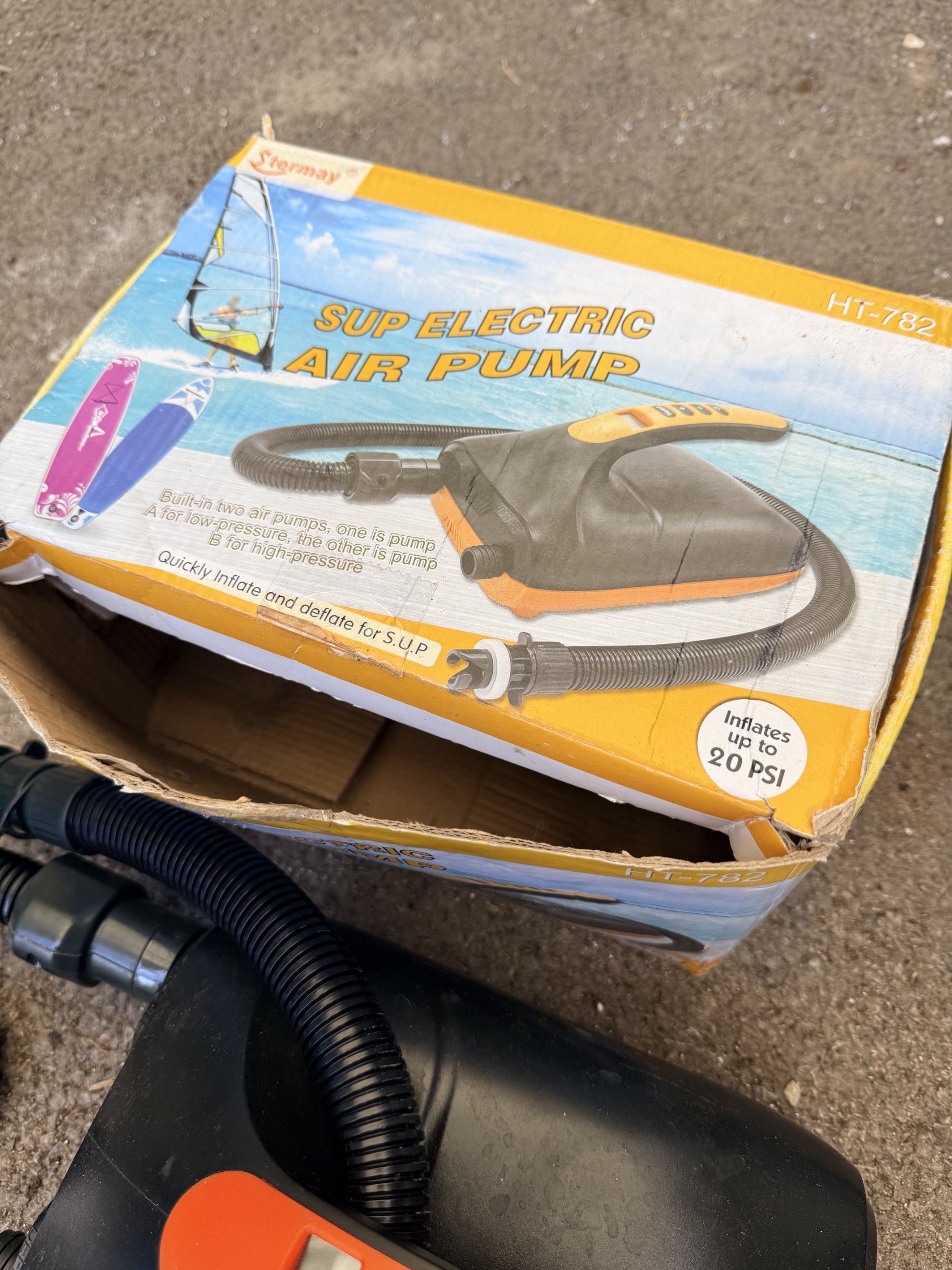 Starmay Paddleboard SUP Electric Air Pump 20PSI HT-782 image 3