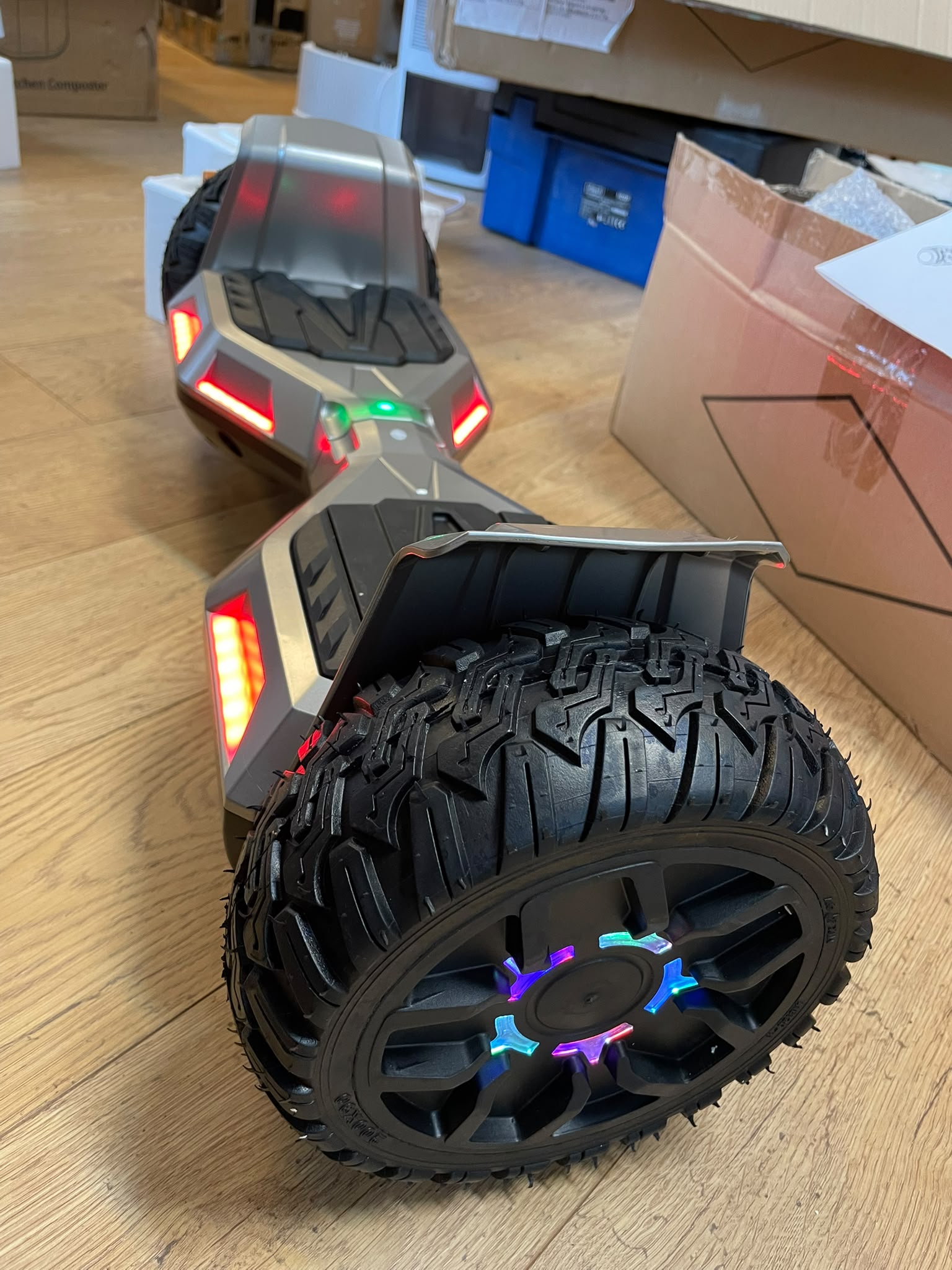 Gloednieuwe Off Road Hoverboard Go Kart Zitje Complete Set image 2