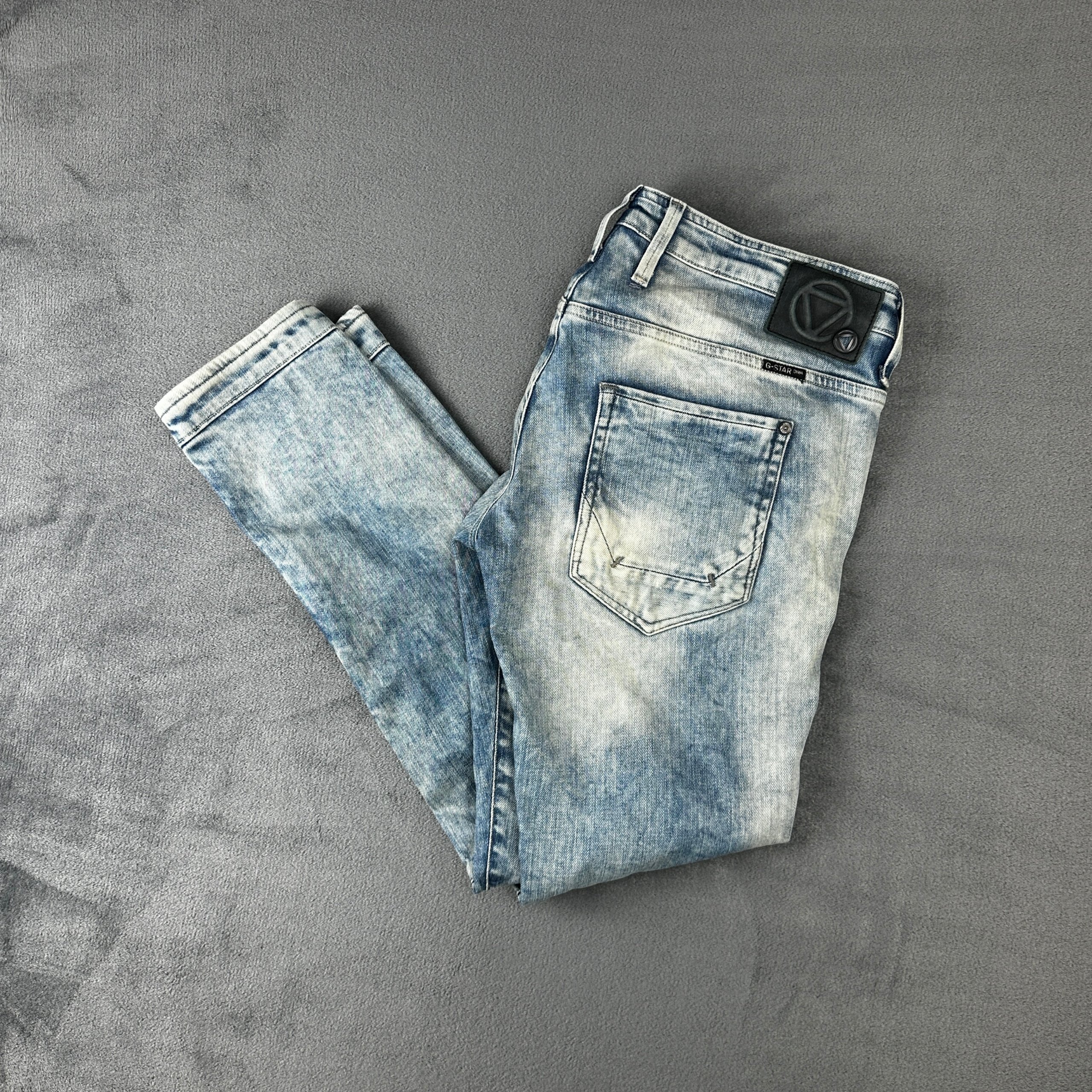 G-Star Raw 5620 Slim Tapered Acid Wash Jeans | W27 L28