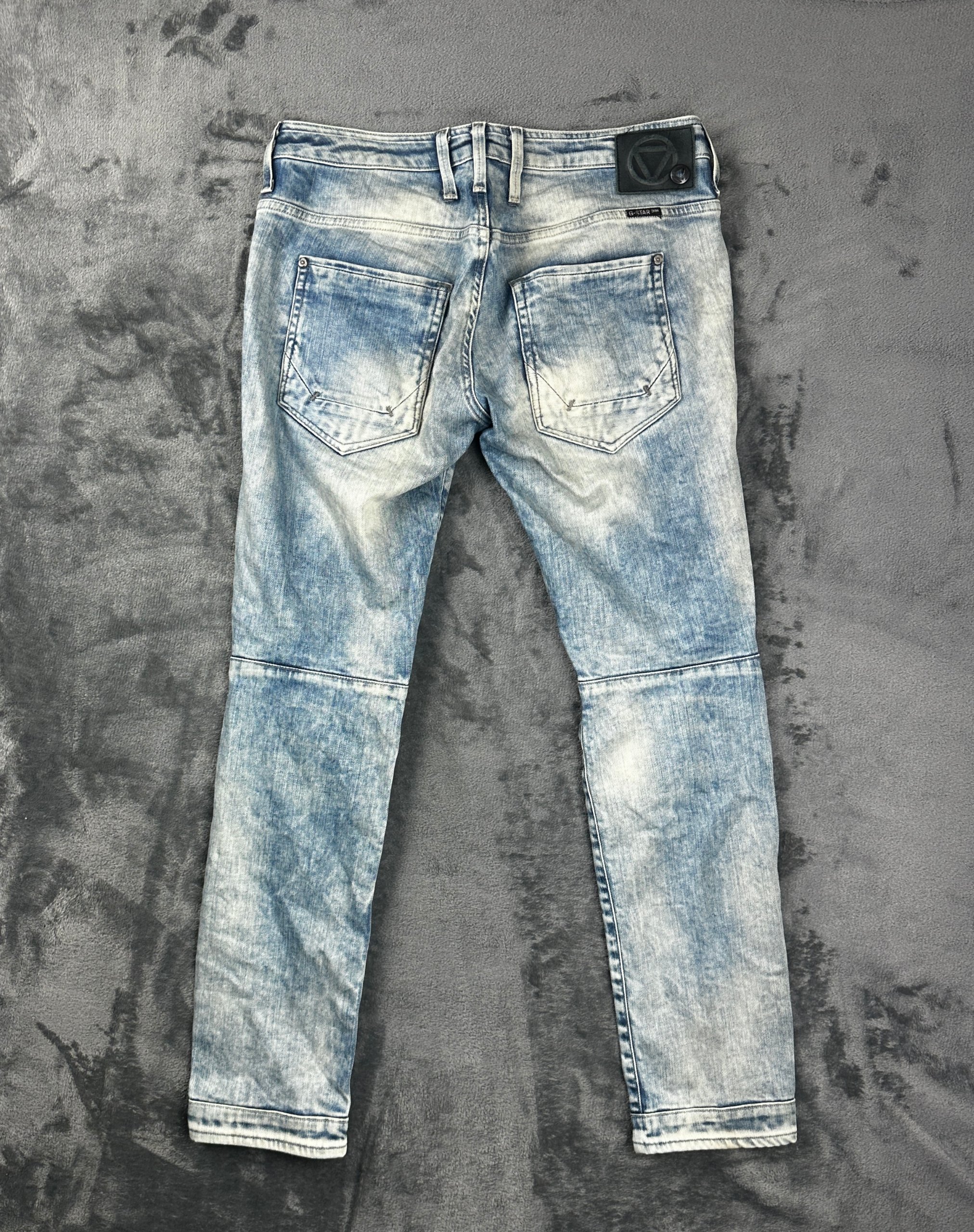 G-Star Raw 5620 Slim Tapered Acid Wash Jeans | W27 L28 image 9